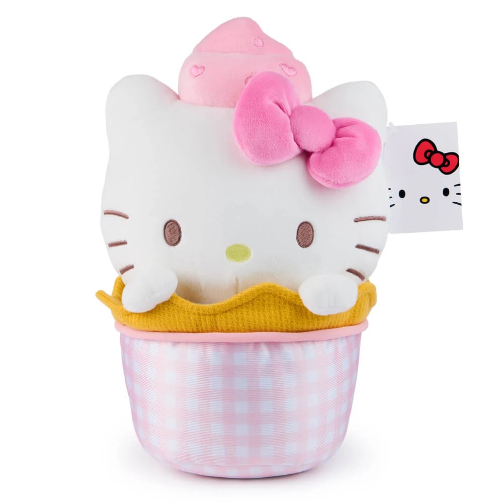 1 Hello Kitty & Friends - Hello Kitty Ice Cream Sundae Soft Toy, 26cm, 1 of 3