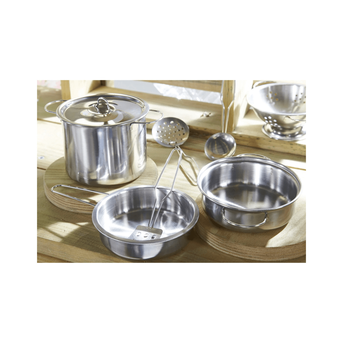 4 Plum Play Au Mud Pie Kitchen Outdoor Wooden Playset For Kids Ages 3 Years
 - Multi, 4 of 7