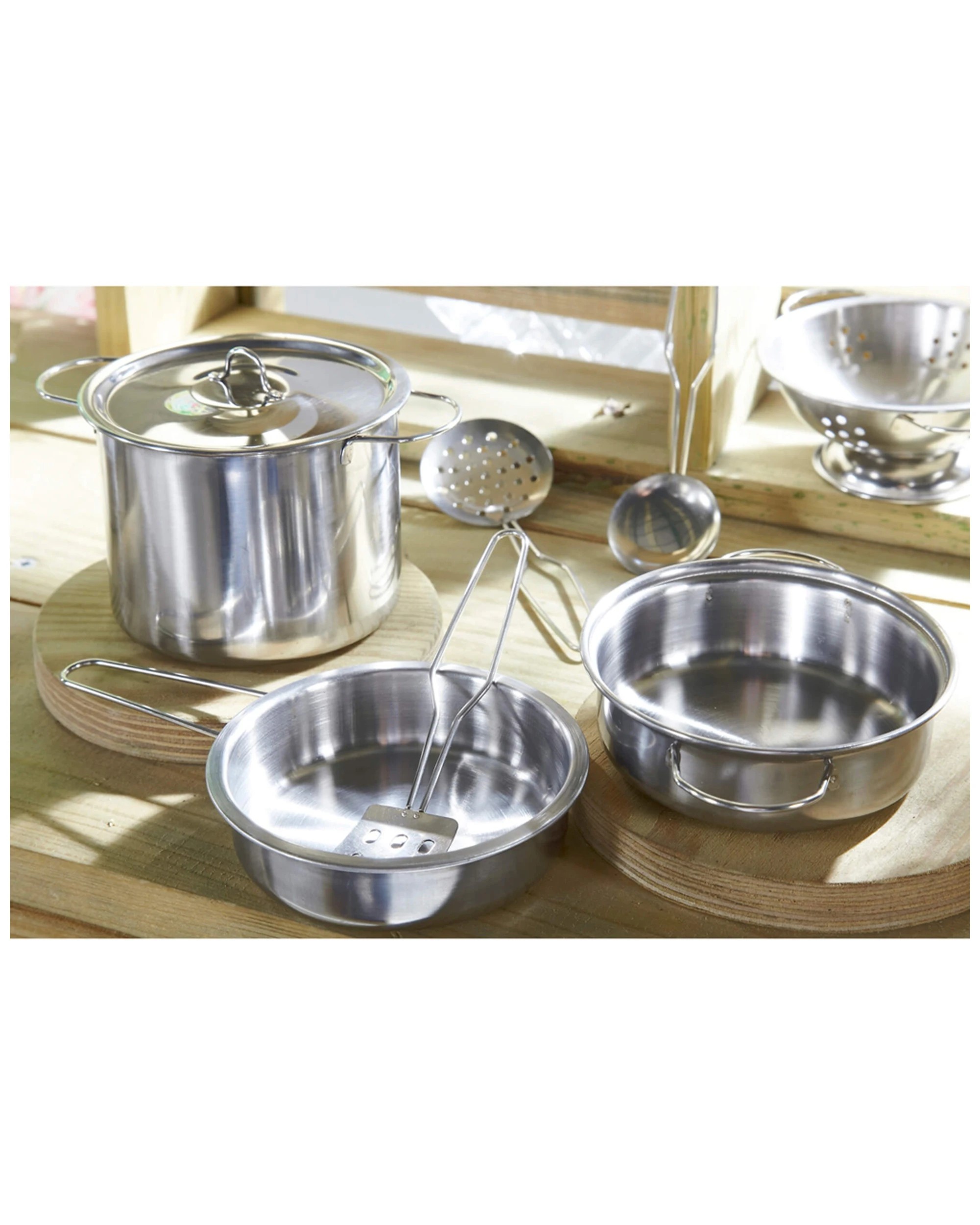 4 Plum Play Au Mud Pie Kitchen Outdoor Wooden Playset For Kids Ages 3 Years
 - Multi, 4 of 7