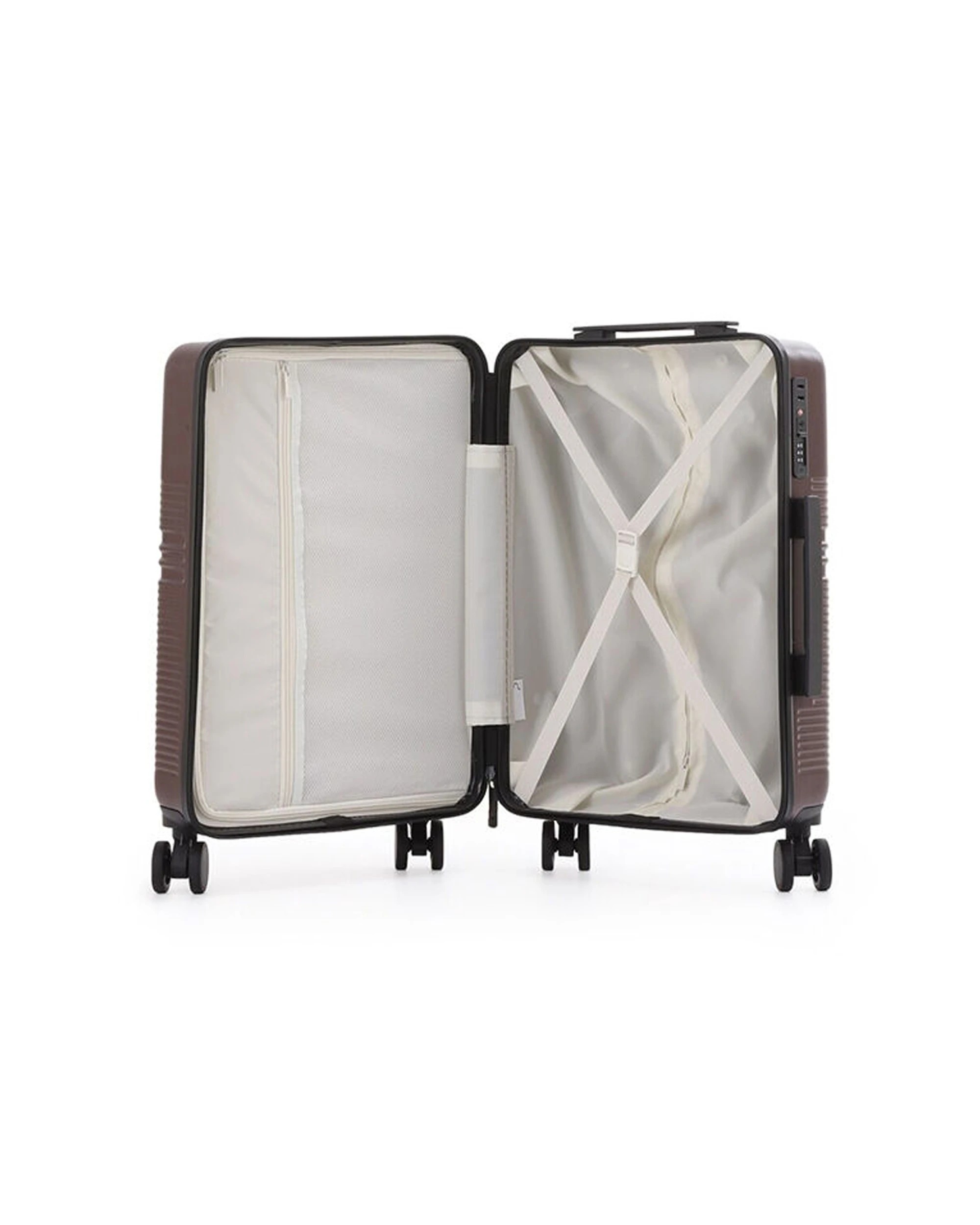 5 Paklite Elements Small Travel Luggage Suitcase Lightweight 56.5x38cm - Burgundy, 5 of 8