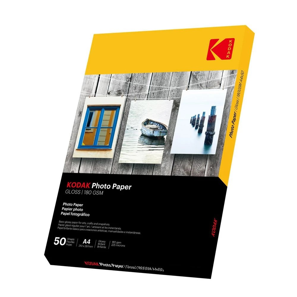 2 Kodak A4 Photo Paper High Gloss 180gsm 50 Pack, 2 of 2