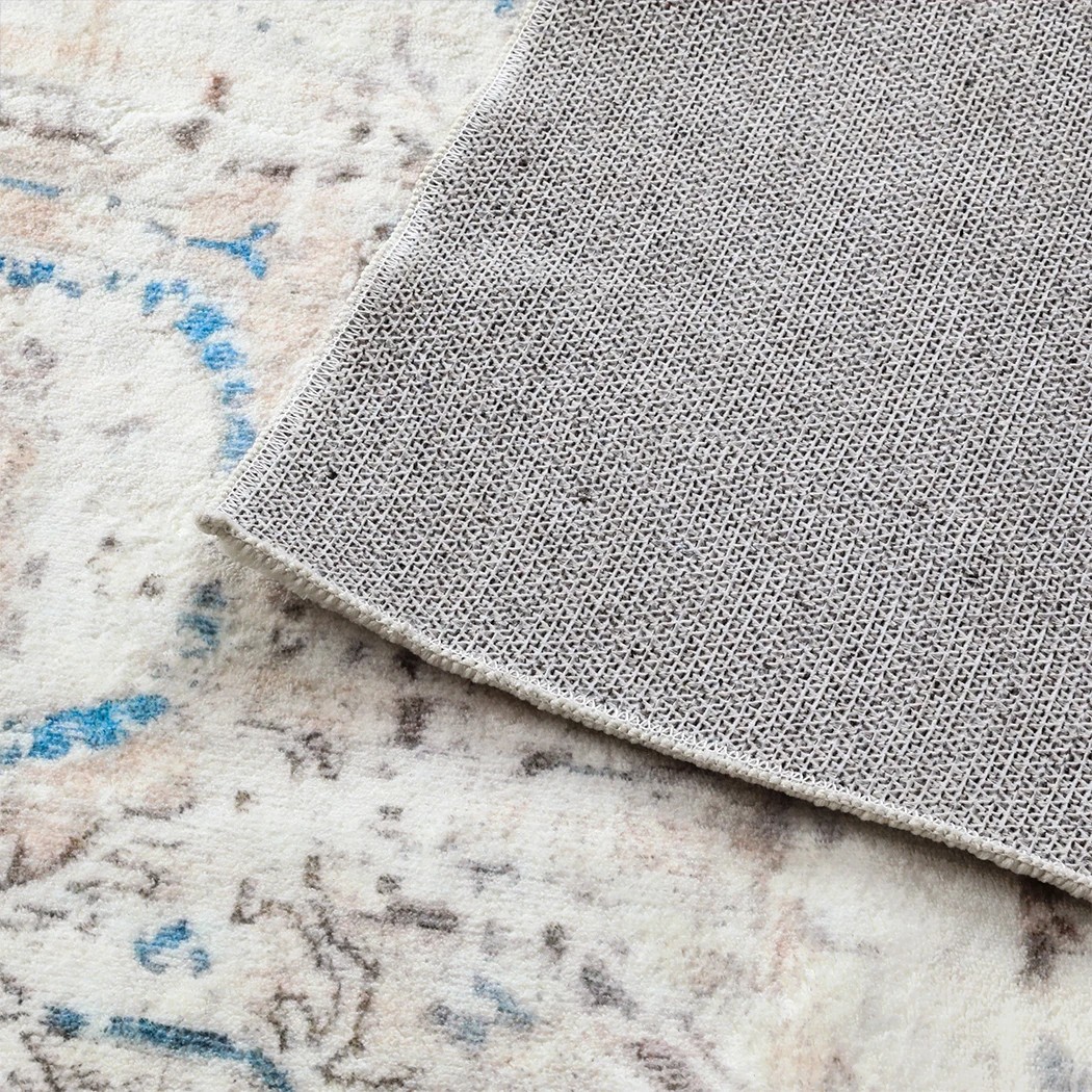 6 Marlow Room Area Rug Machine Washable Distressed Carpet, 6 of 8