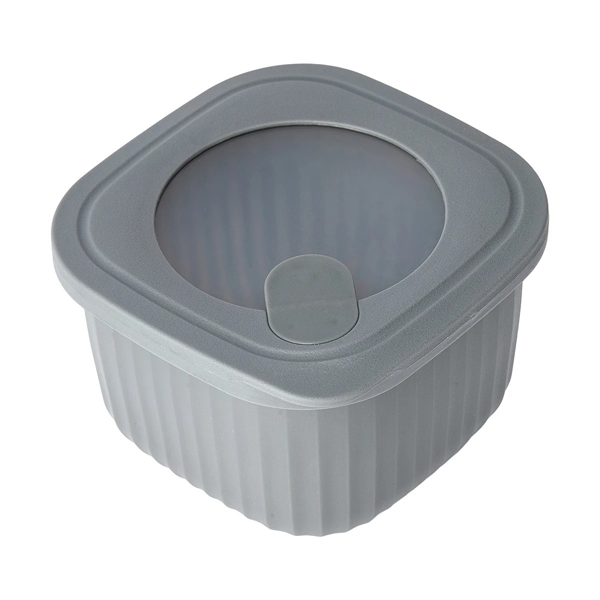 9 4 Piece Square Nested Food Storage Set - Grey, 9 of 10