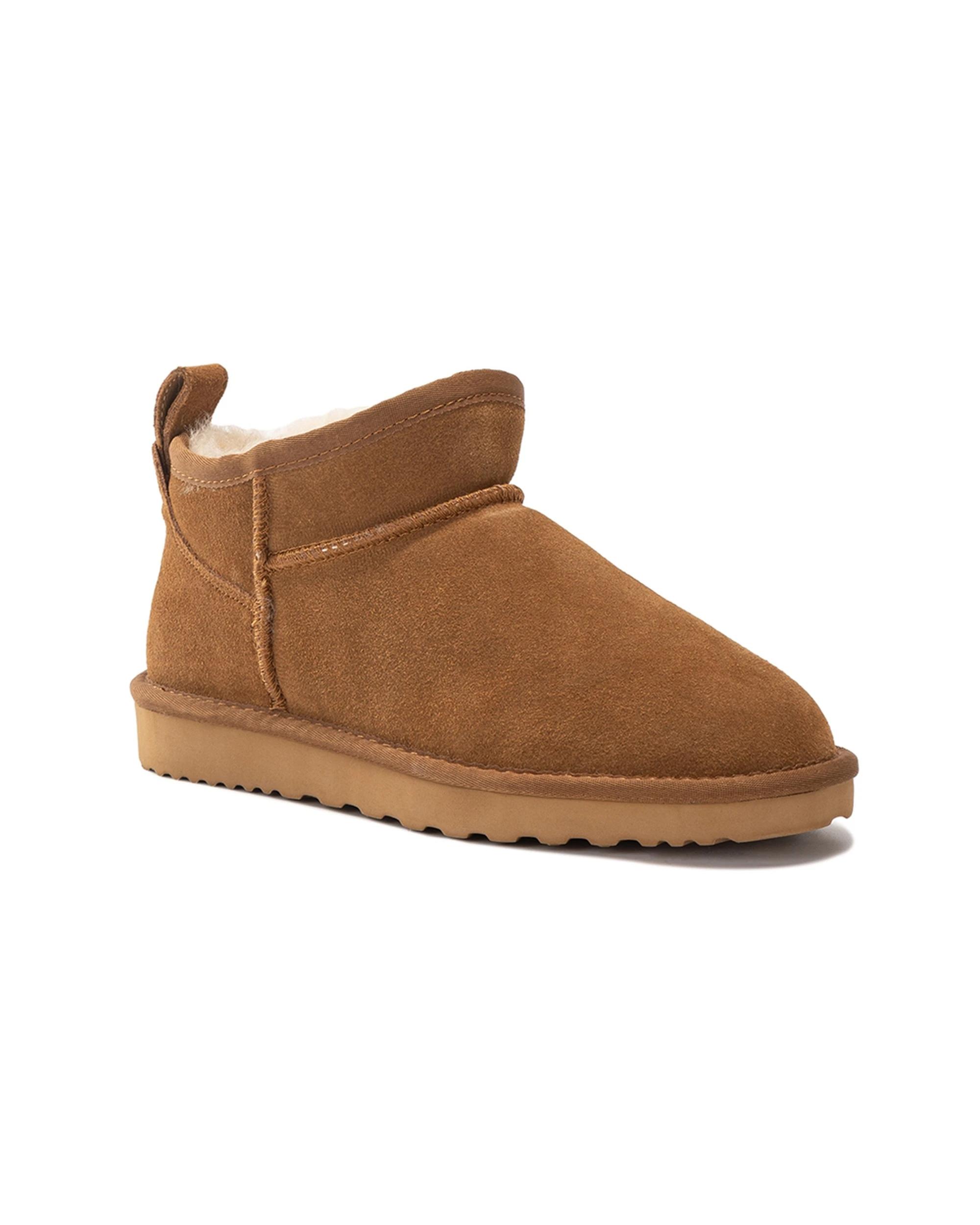 1 AUS WOOLI  Sheepskin Classic Ultra Mini UGG Boots TAN, 1 of 7