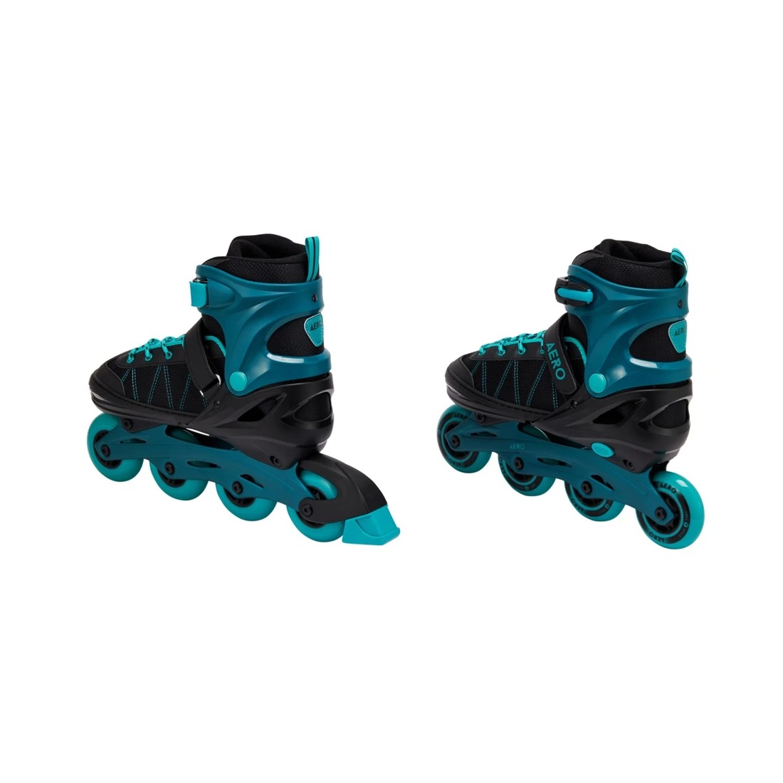5 Inline Skates - Black and Teal, Size 8 to 11, 5 of 7