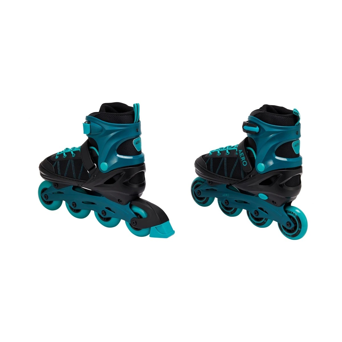 5 Inline Skates - Black and Teal, Size 8 to 11, 5 of 7