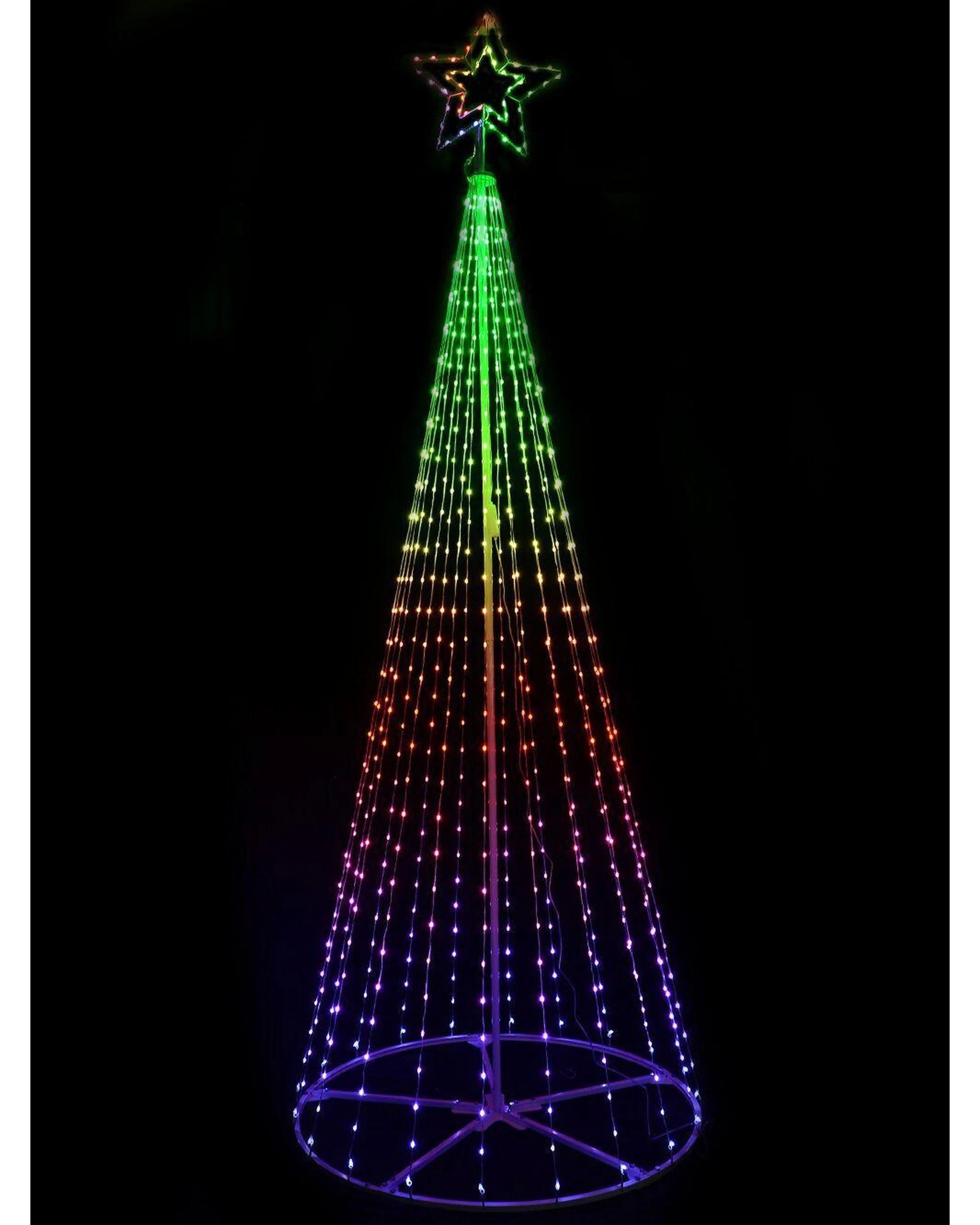Christmas Warehouse 3.6m Outdoor Digital LED Gigantic Conical 3D ...