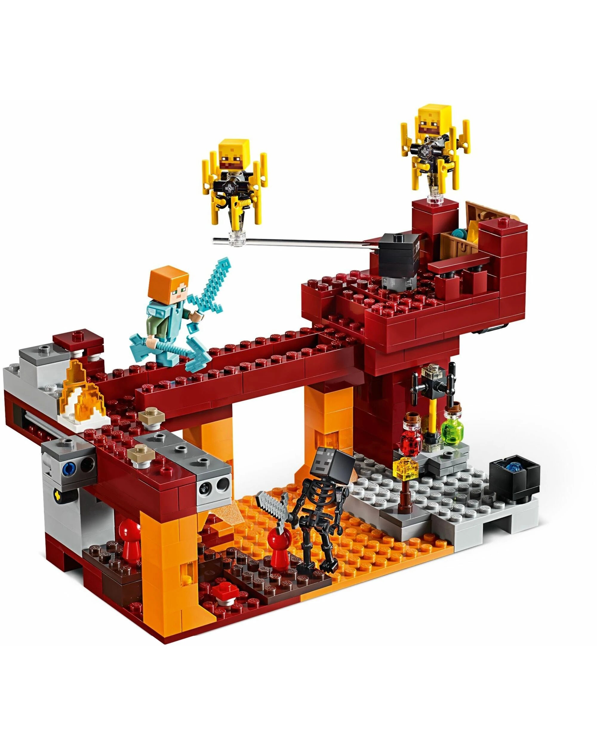 2 LEGO 21154 Minecraft The Blaze Bridge Set, 2 of 2