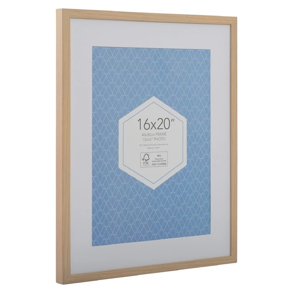 3 Promenade 16x20" Frame Oak, 3 of 5