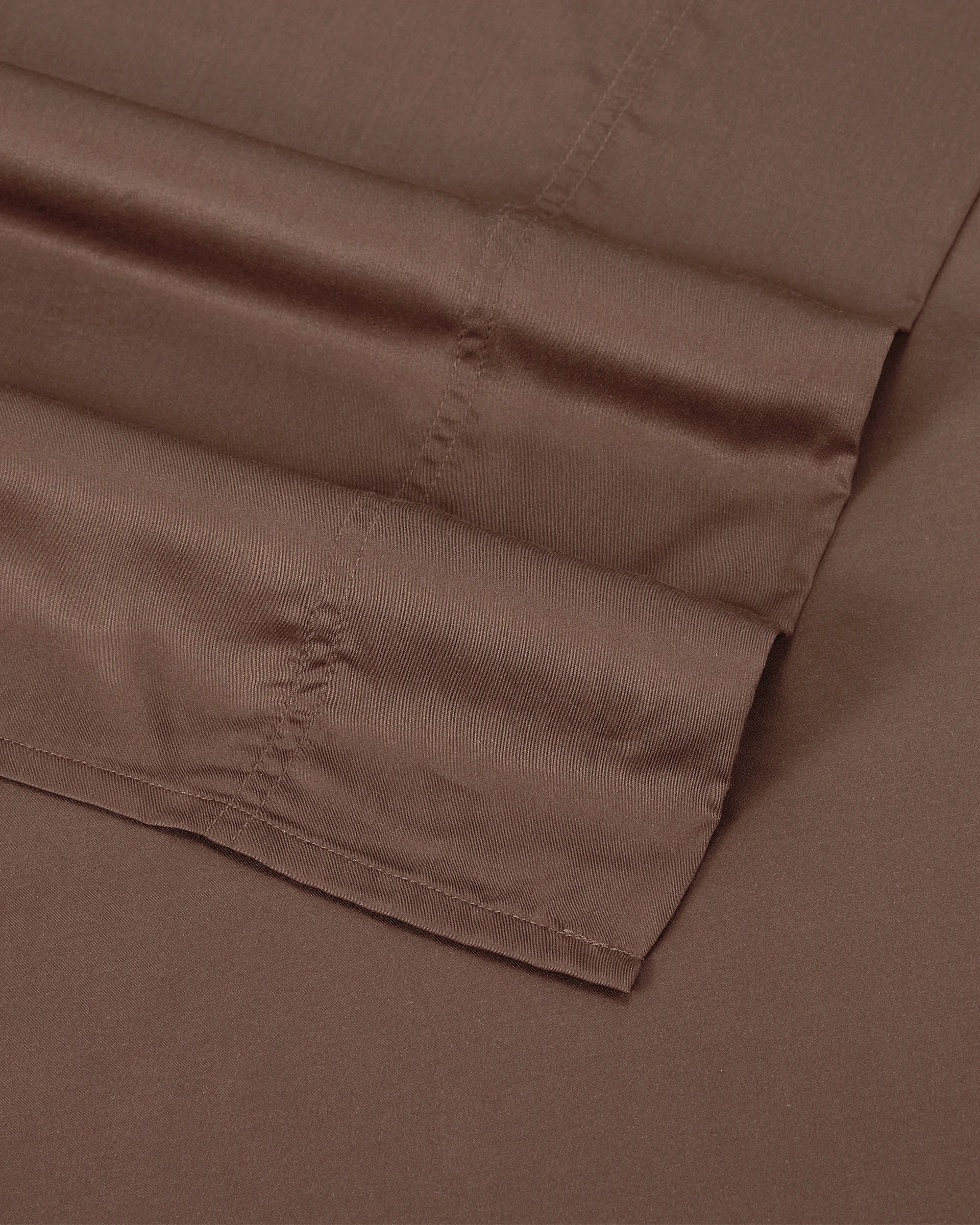 6 375 Thread Count Bamboo Sheet Set - Queen Bed, Chocolate, 6 of 7