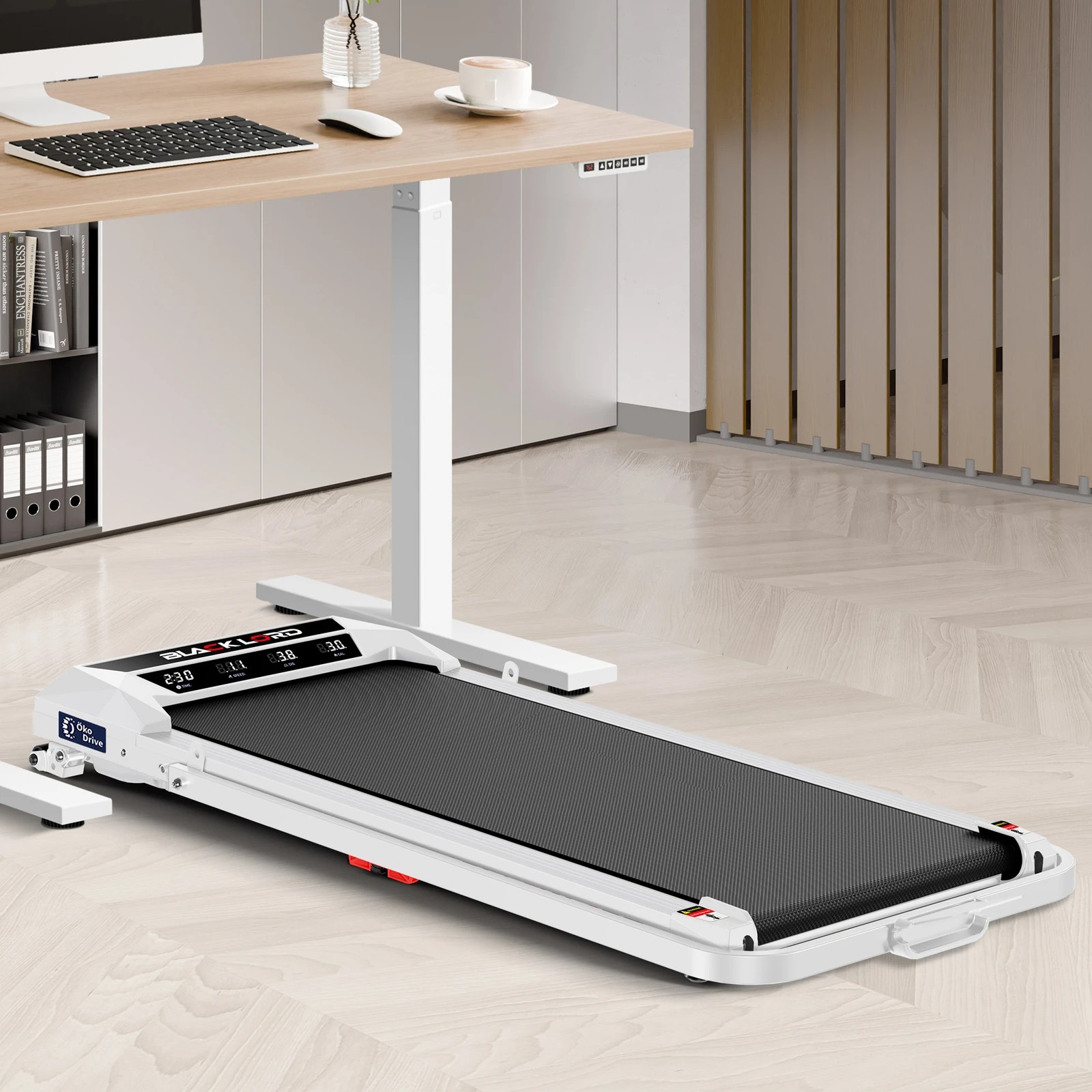 2 Black Lord Treadmill Electric Walking Pad Under Desk Home Incline Foldable - White, 2 of 10