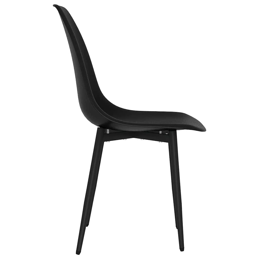 4 vidaXL dining chair Ergonomic - Black, 4 of 7