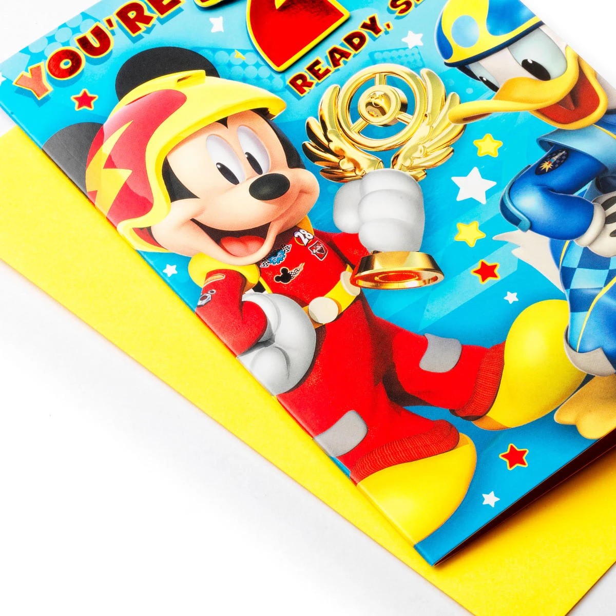 3 Hallmark Disney Mickey Mouse & Donald Duck 2nd Birthday Card, 3 of 3