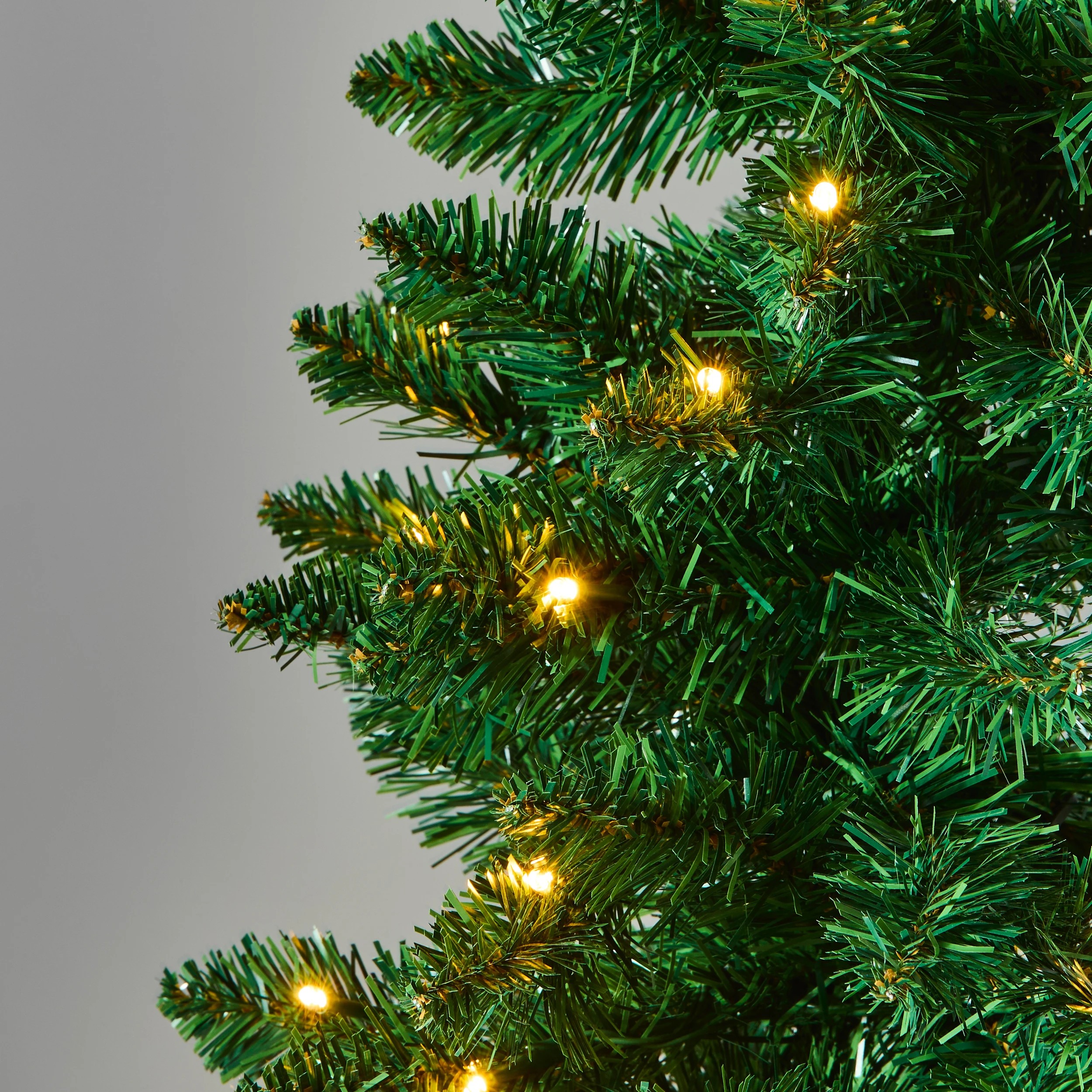 4 Set of 3 Green Prelit Potted Christmas Trees, 4 of 7
