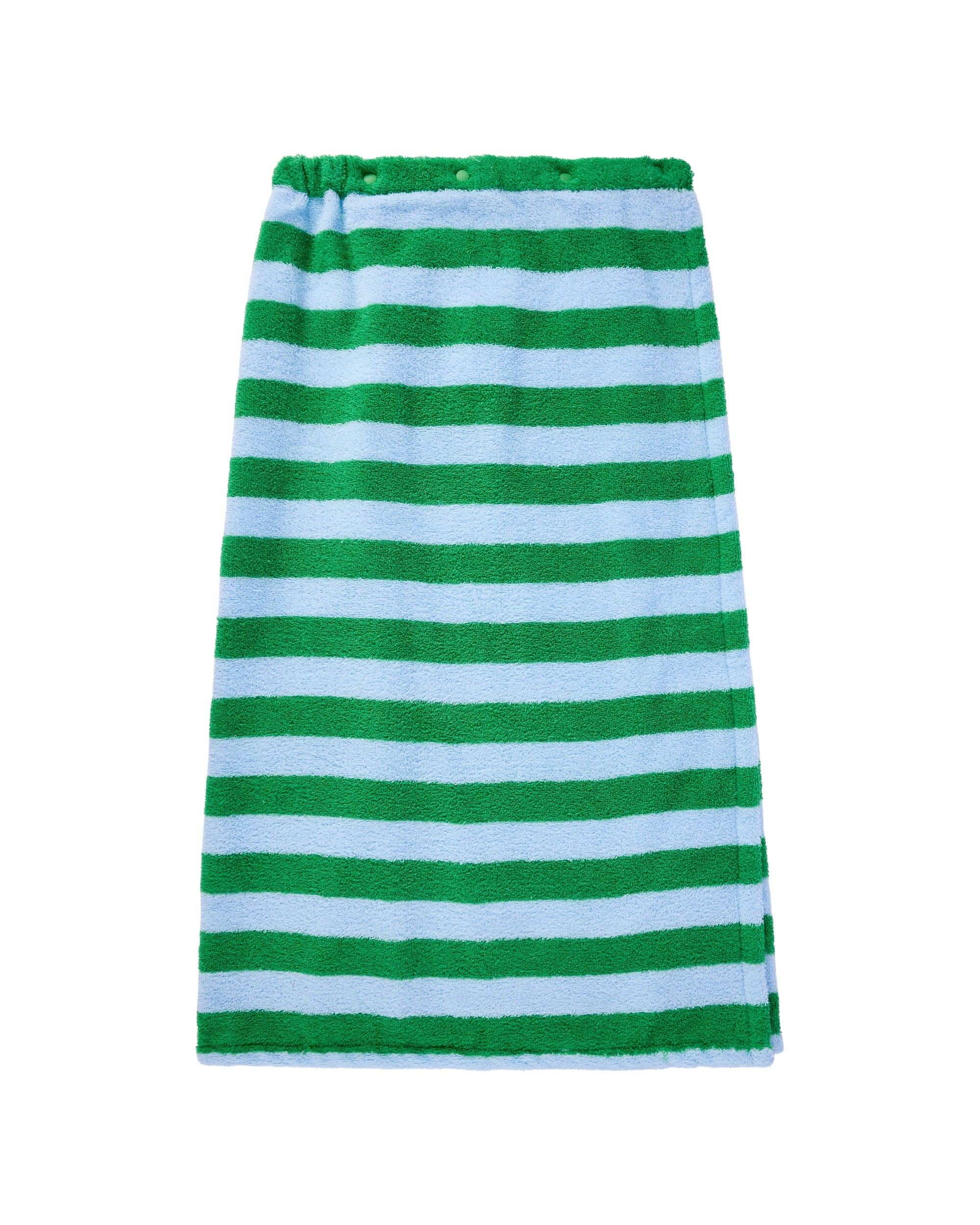 3 OXX Bodycare Cotton Body Wrap Towel - Blue and Green, 3 of 5