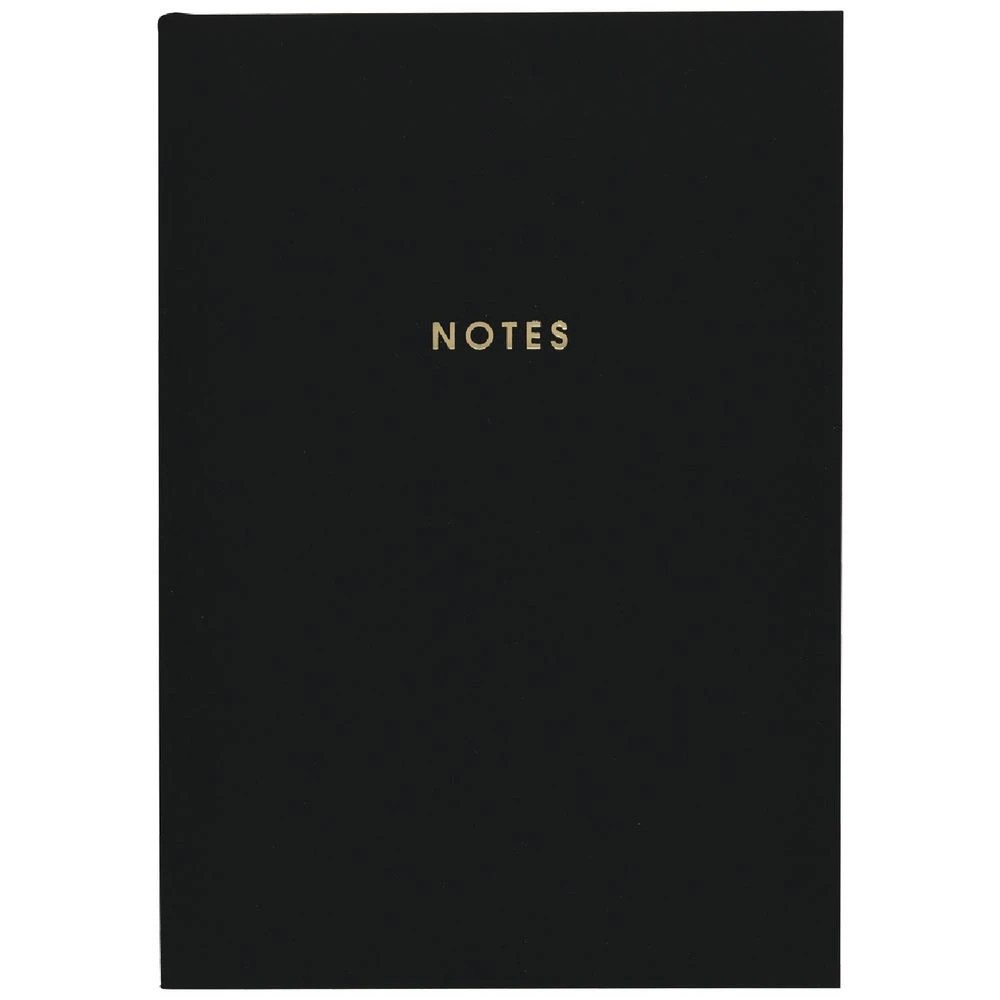 1 Otto A5 Colour Block Notebook 160 Pages Black, 1 of 2