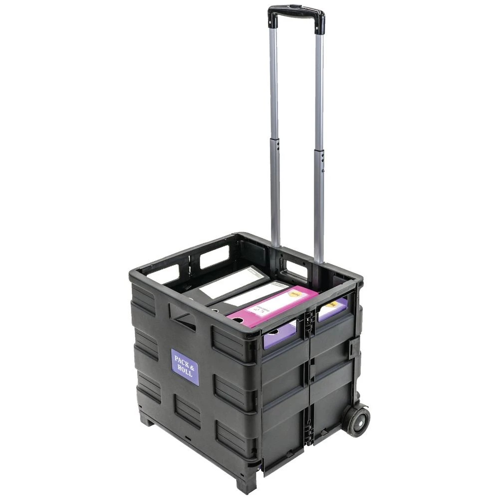 5 Pack & Roll 35kg Trolley Cart Black, 5 of 10