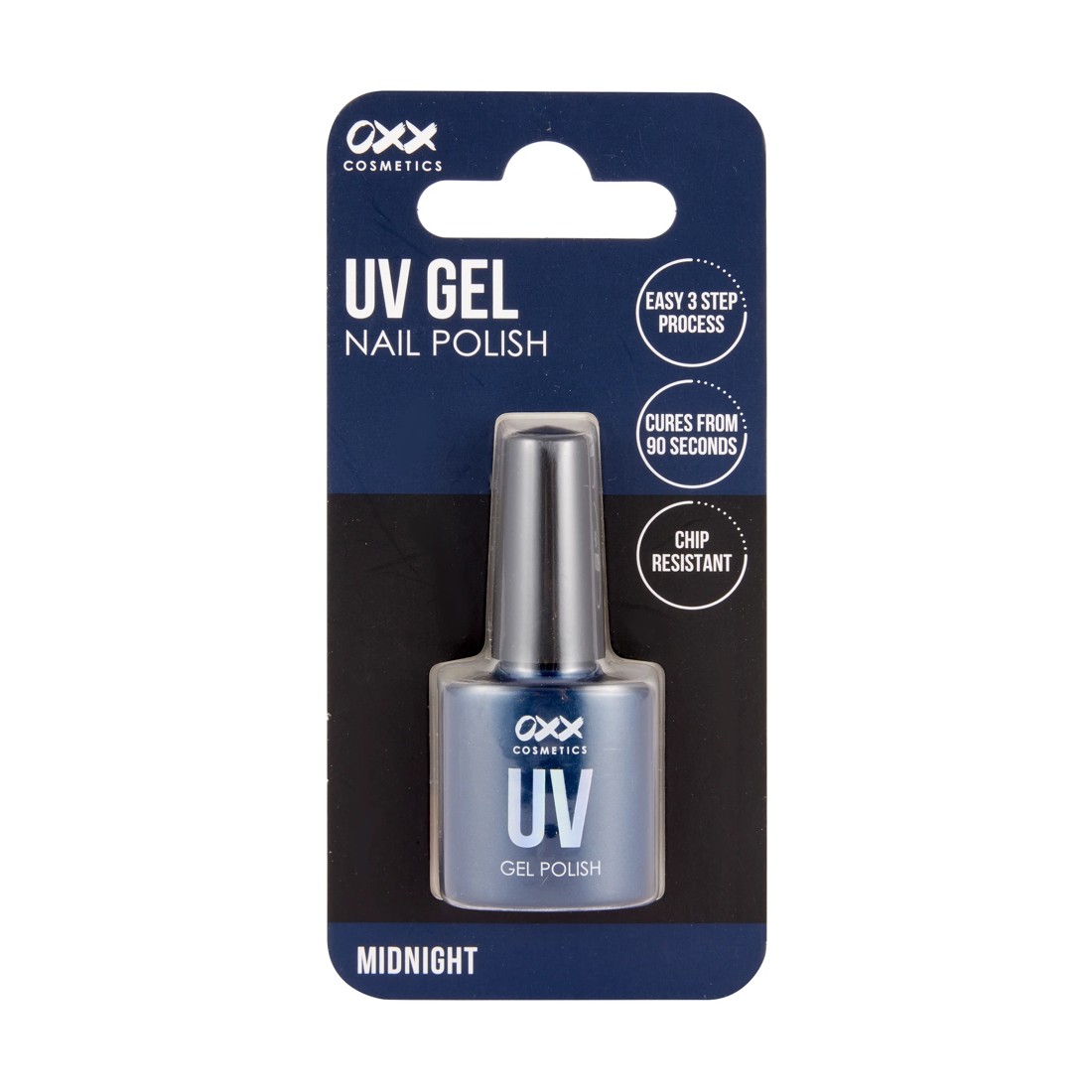 2 OXX Cosmetics UV Gel Nail Polish - Midnight, 2 of 5