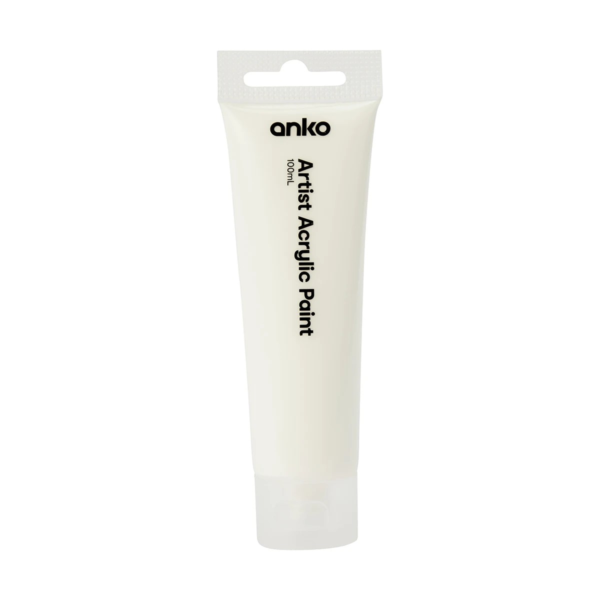 1 100ml Artist Acrylic Paint - White, 1 of 6