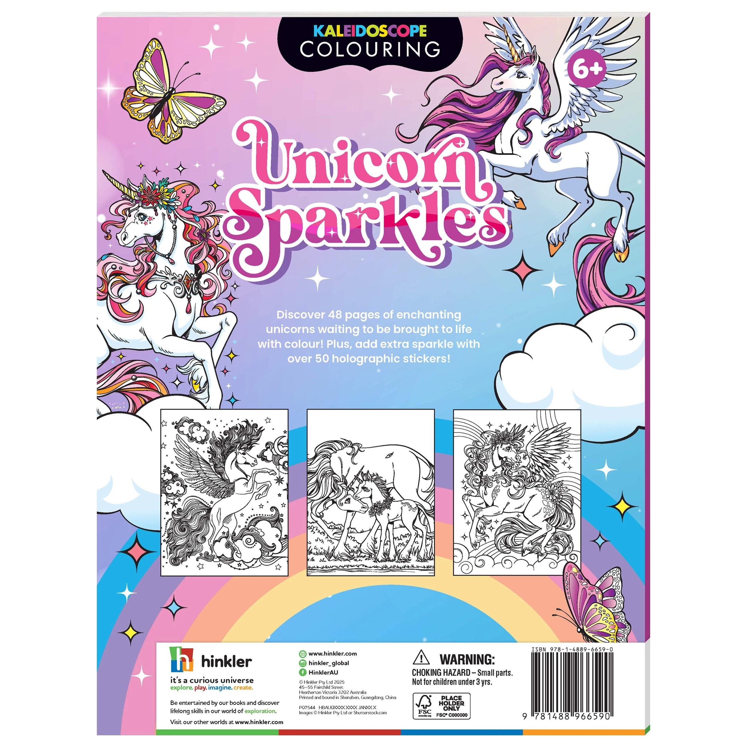 2 Kaleidoscope Colouring: Unicorn Sparkles - Book, 2 of 5