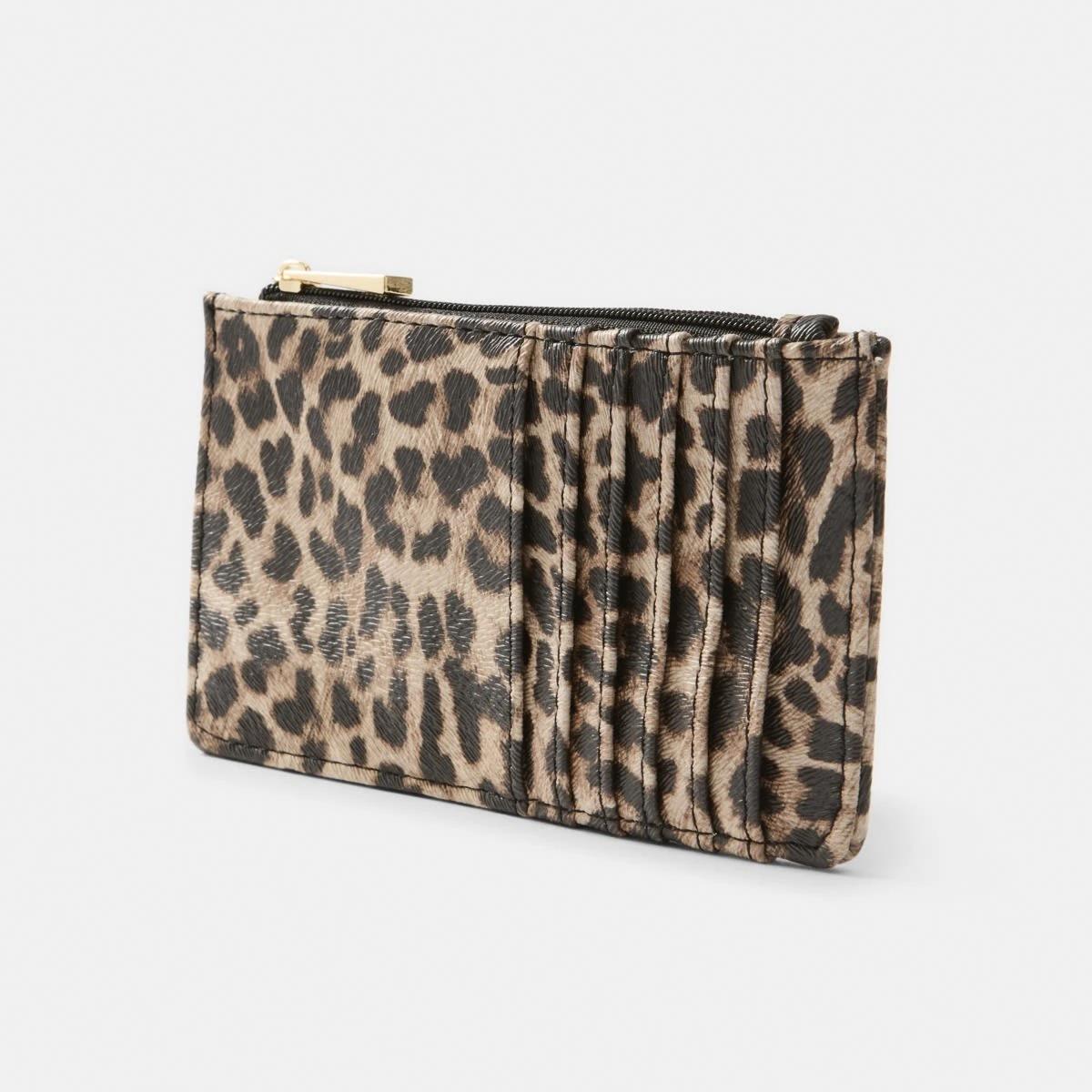 1 Zip Card Purse LEOPARD BROWN COCO, 1 of 4