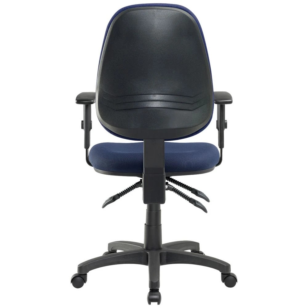 4 Pago Matrix II Plus Heavy-Duty w/Height Adjustable Arms Navy Drafting Chairs, 4 of 6
