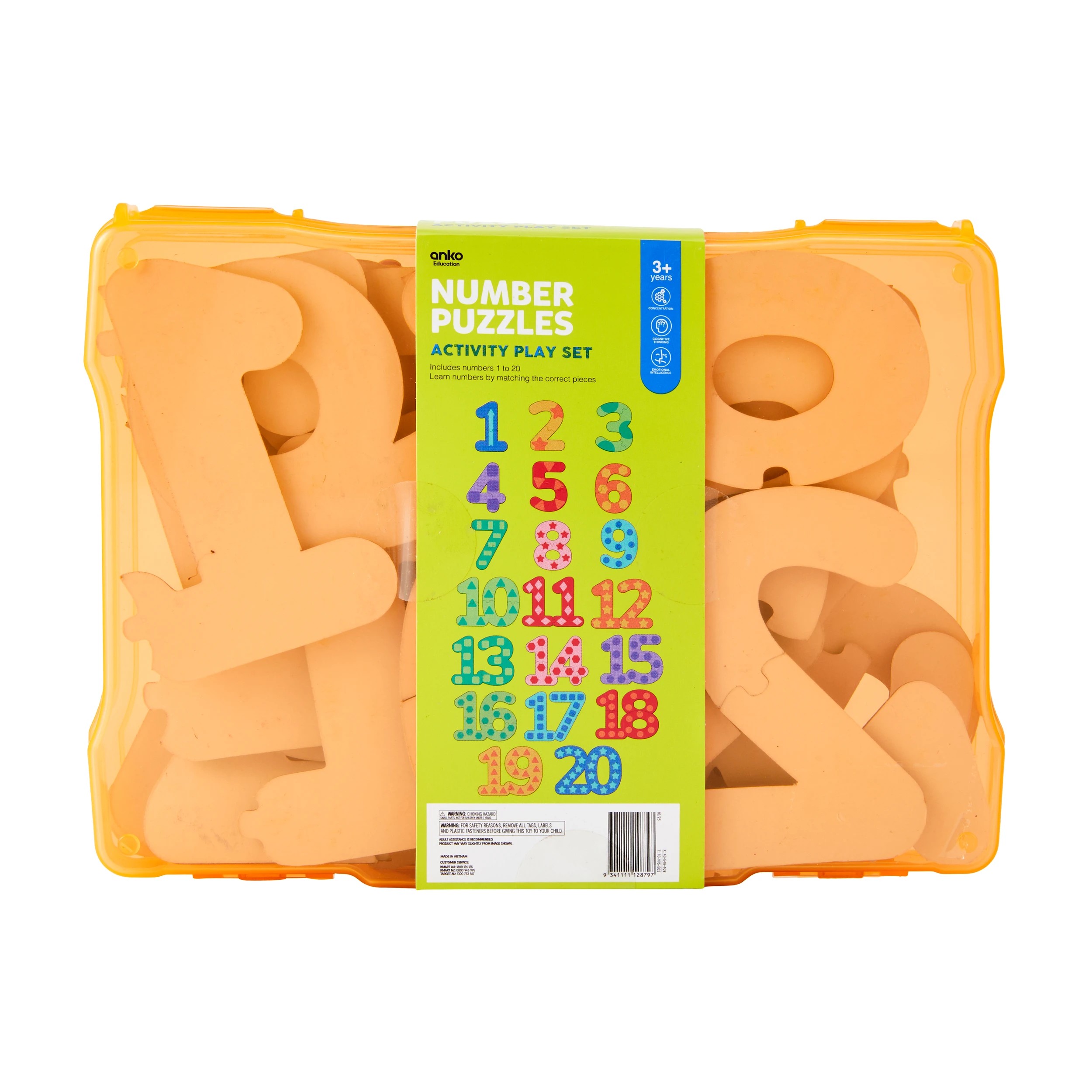 5 40 Piece Number Puzzles Activity Play Set, 5 of 5