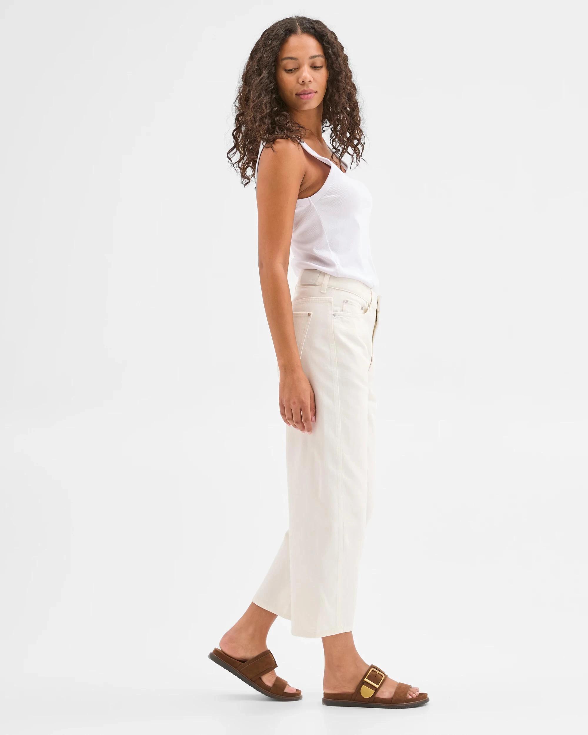 3 Target Denim Harper Barrel Forward Seam Jeans WHITE, 3 of 7