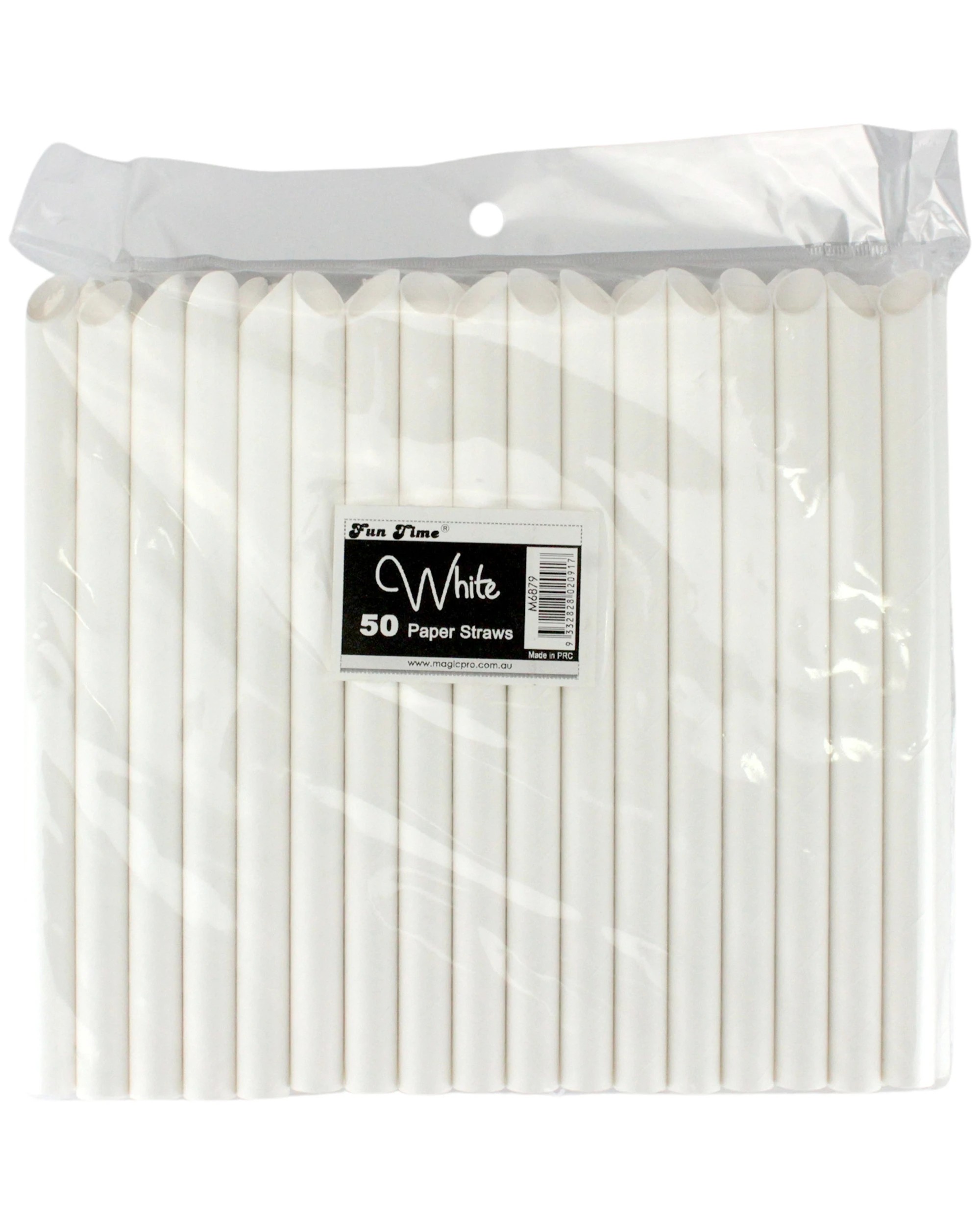 4 Fun Time White Bubble Tea Jumbo Paper Straws Pack of 50, 4 of 4