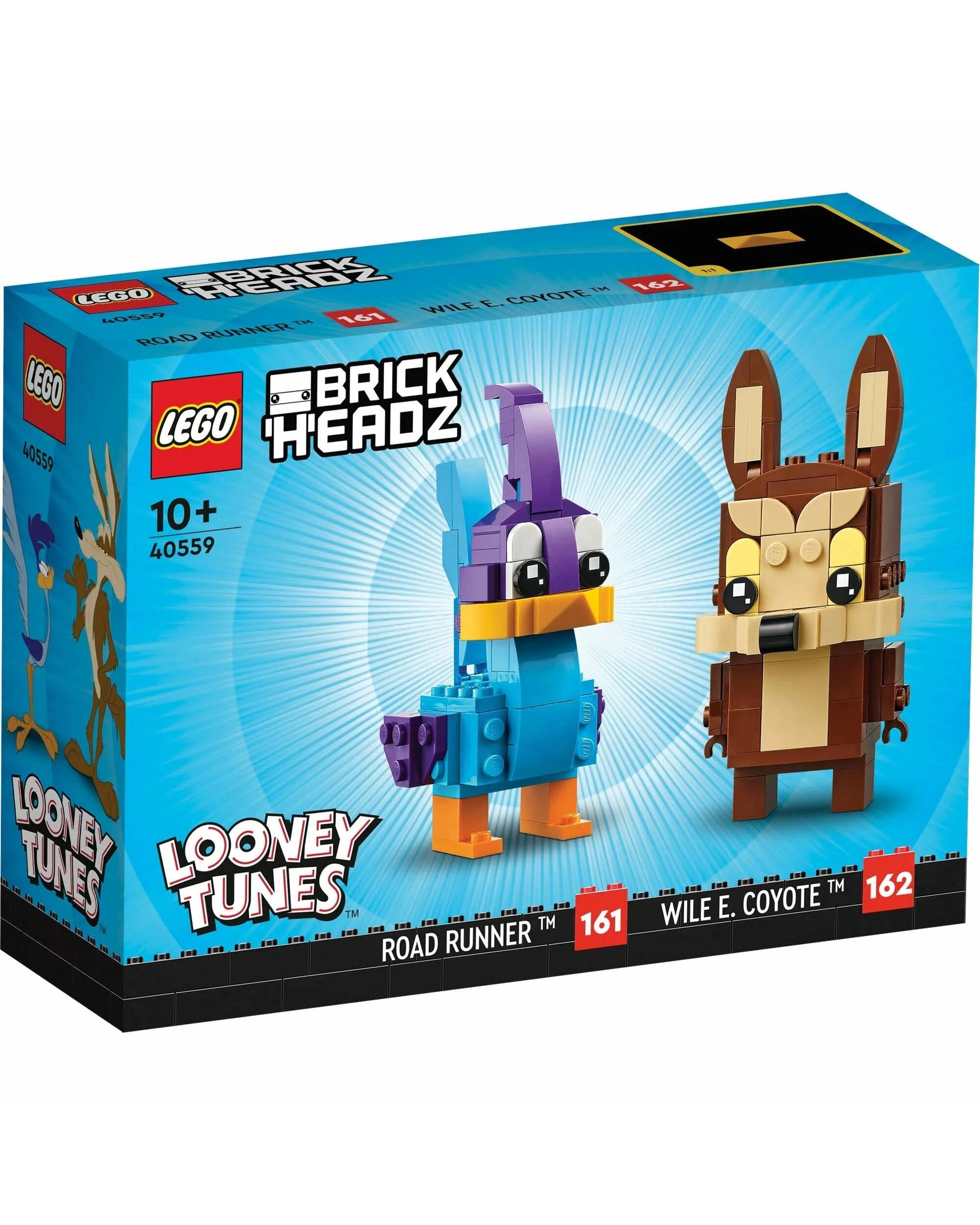 1 LEGO BRICKHEADZ 40559 Road Runner & Wile E. Coyote Looney Tunes, 1 of 1