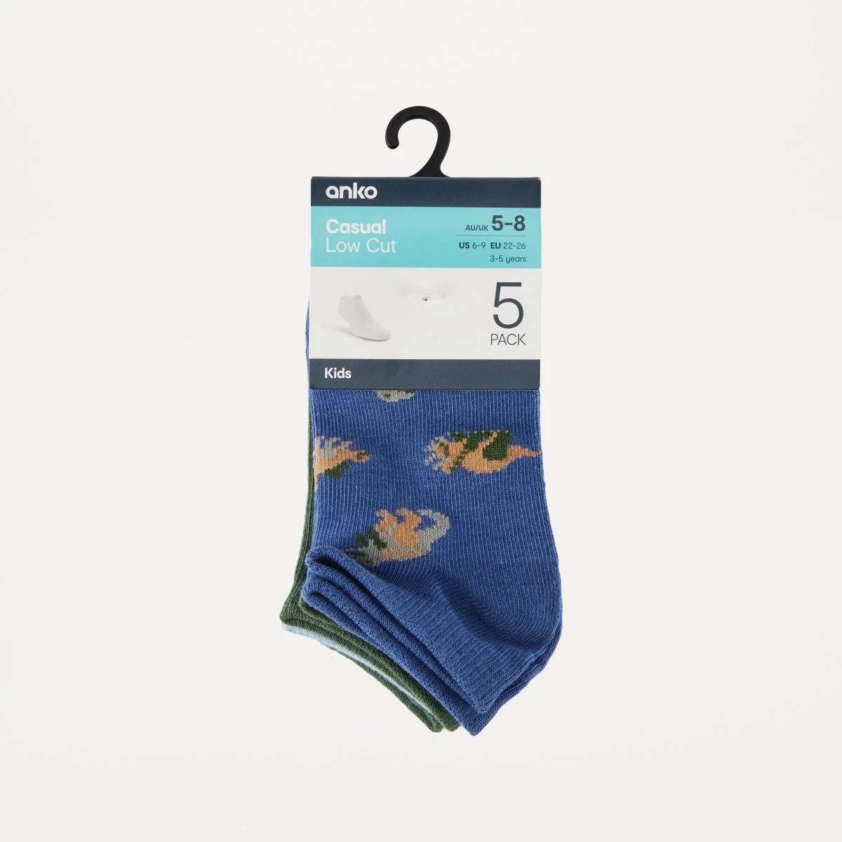 3 5 Pack Low Cut Socks DINOS, 3 of 3