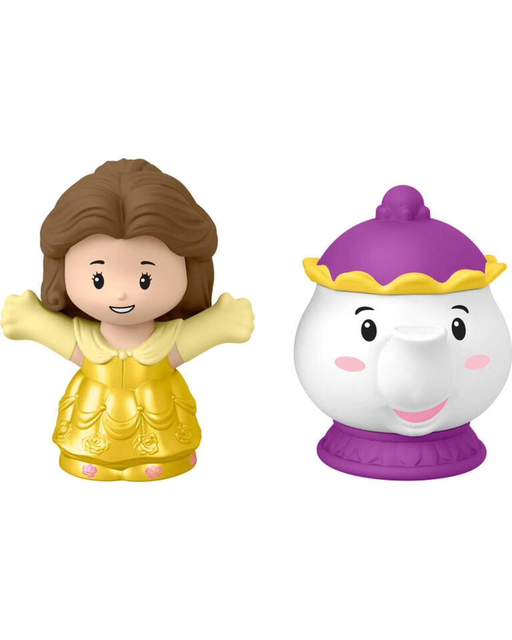 1 Little People Disney Princess Belle and Mrs Potts Figure Set, 1 of 6
