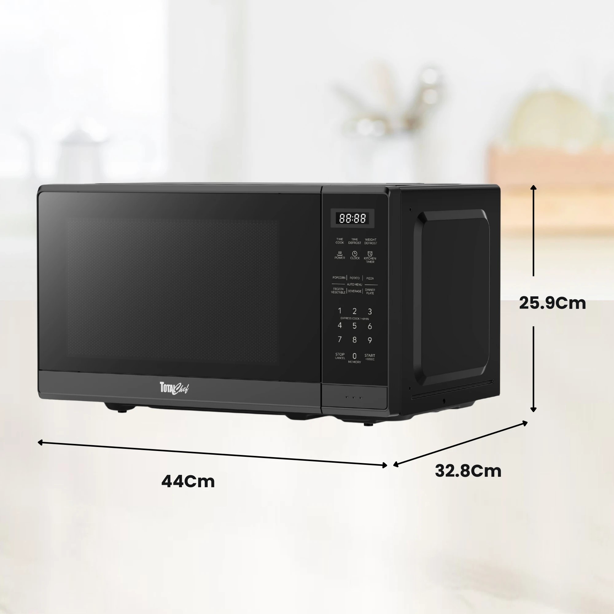 3 Total Chef Microwave 20 lit Black AU - Black, 3 of 3