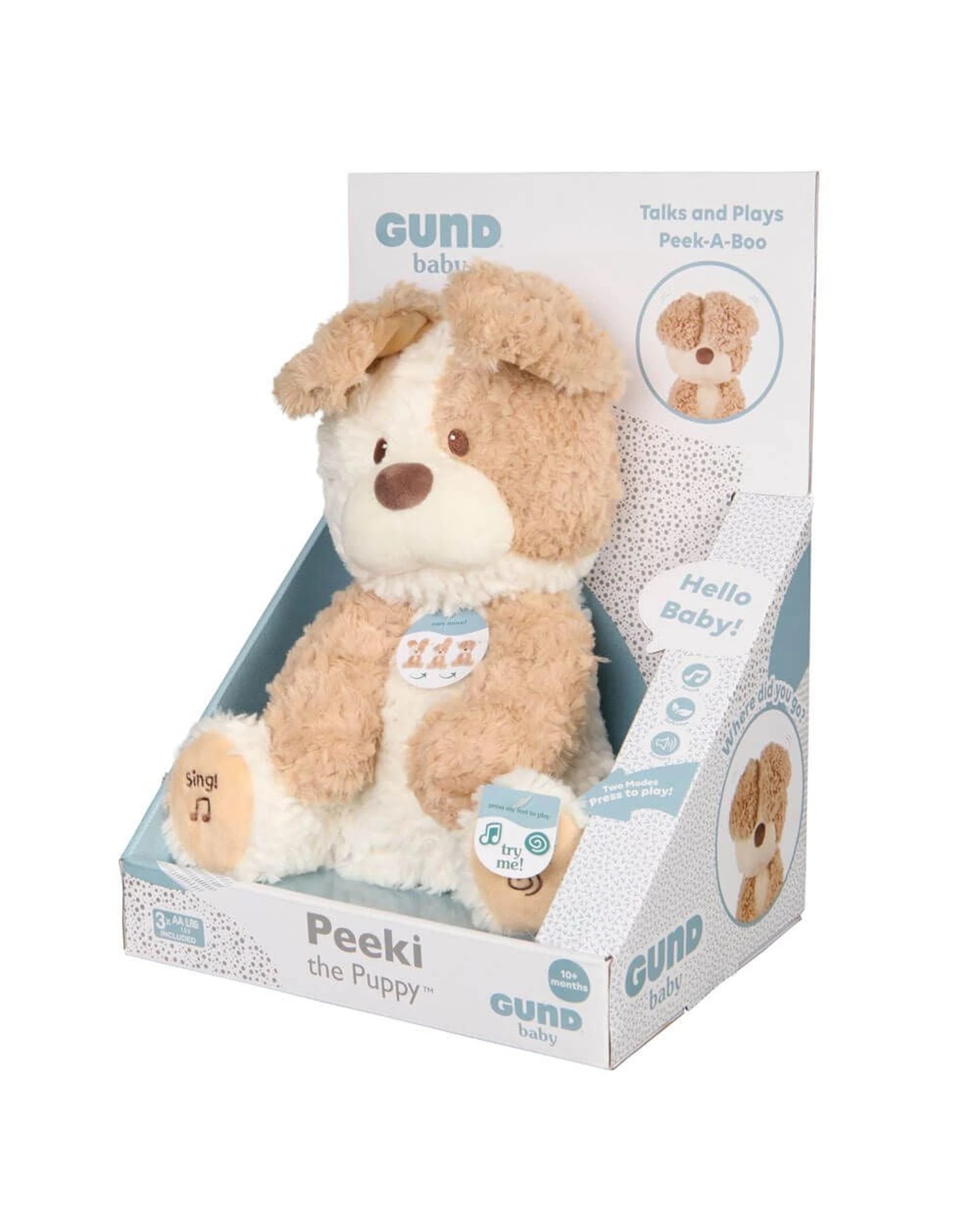 8 Gund Peeki the Puppy Animated Plush, 8 of 10