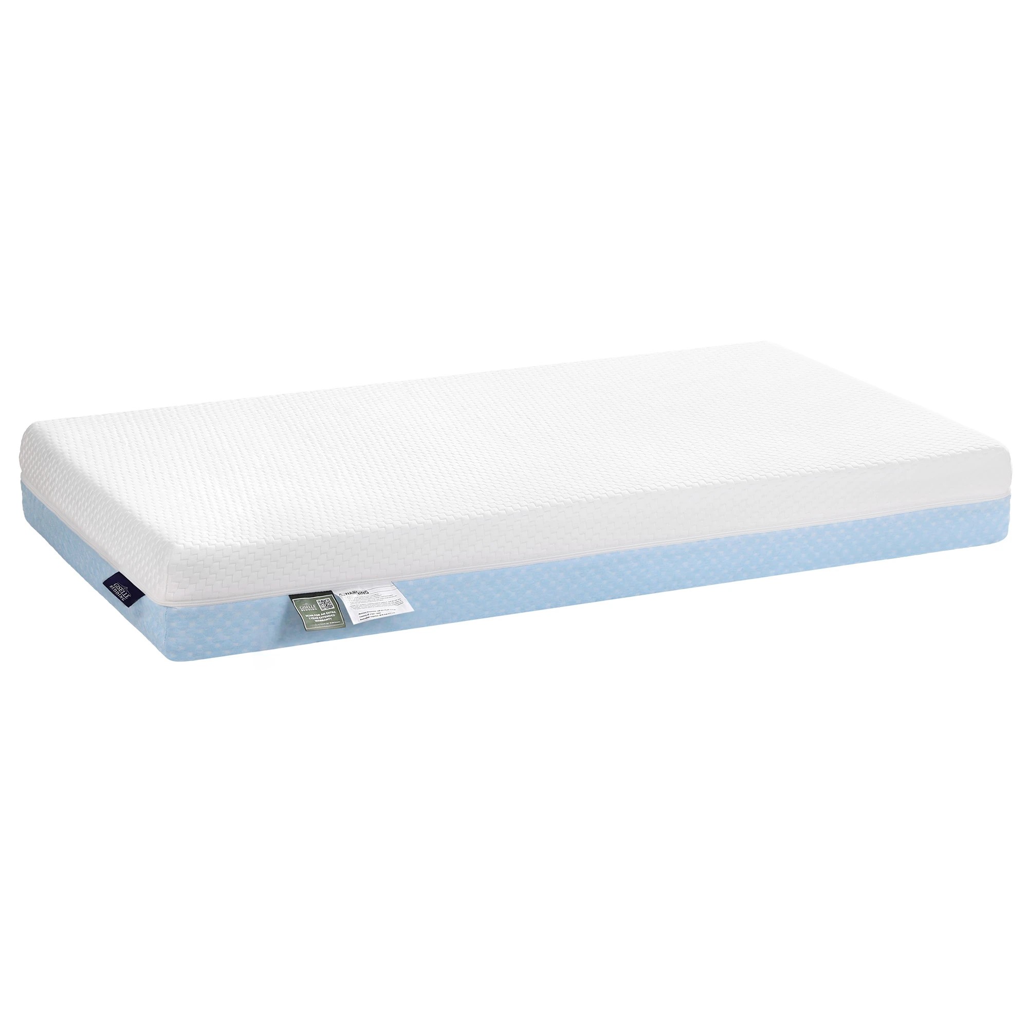 1 Giselle Bedding 15cm Cot Mattress, 38D Gel Memory Foam Pad with Tencel Cover - Single Bed - Multi, 1 of 9