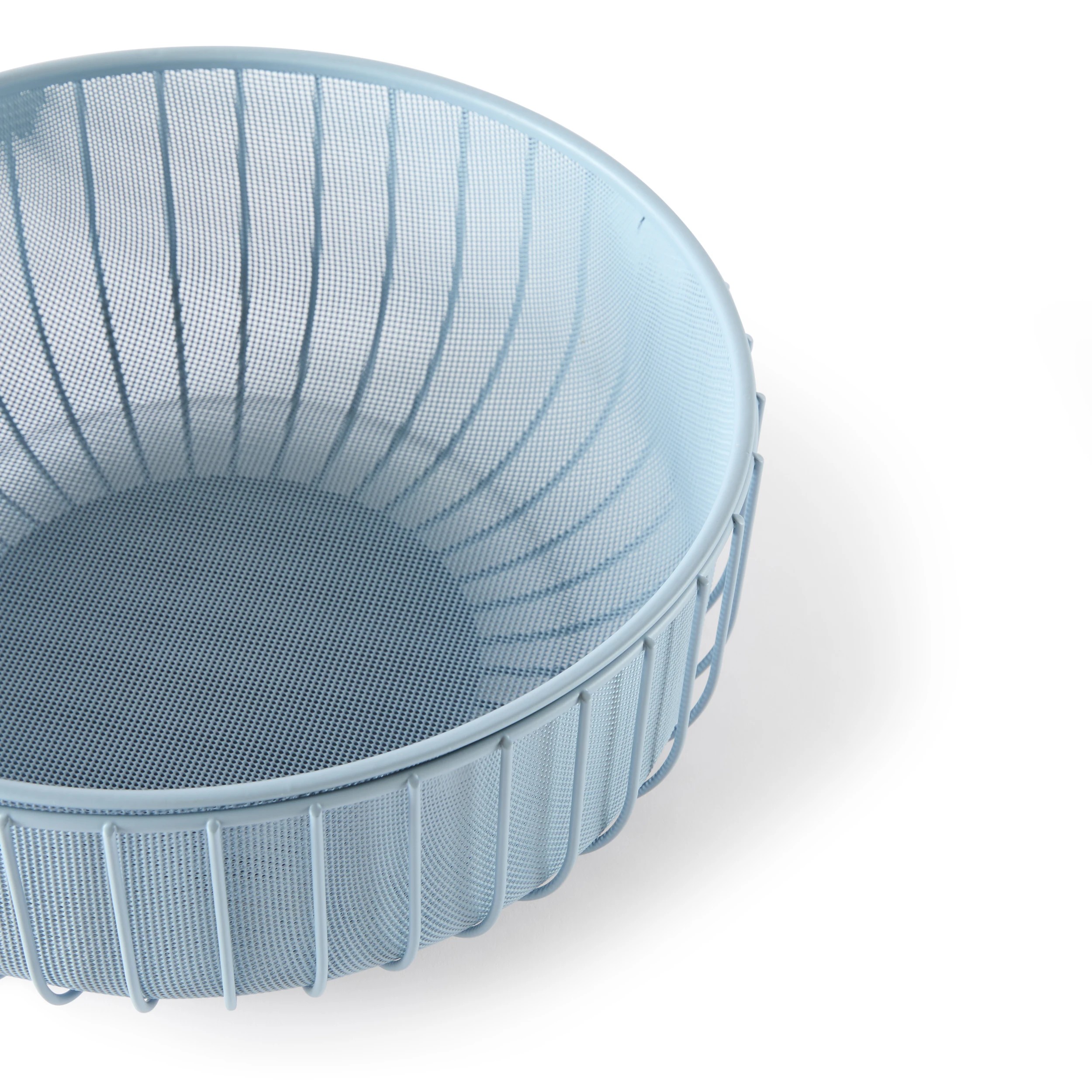 6 3 Piece Metal and Wood Fruit Bowl Set, 6 of 8