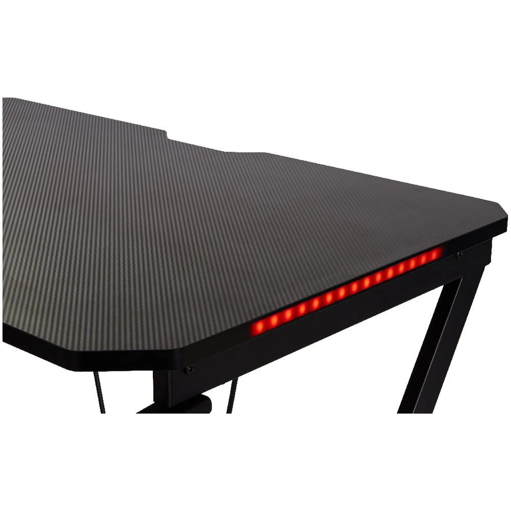 3 Typhoon Bathurst LED Gaming Desk 1000mm Black Desks, Tables and Workstations, 3 of 8