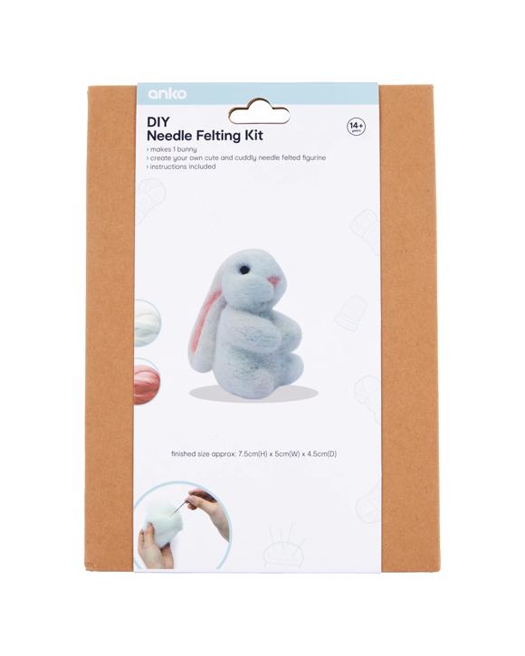 DIY Needle Felting Kit - Bunny