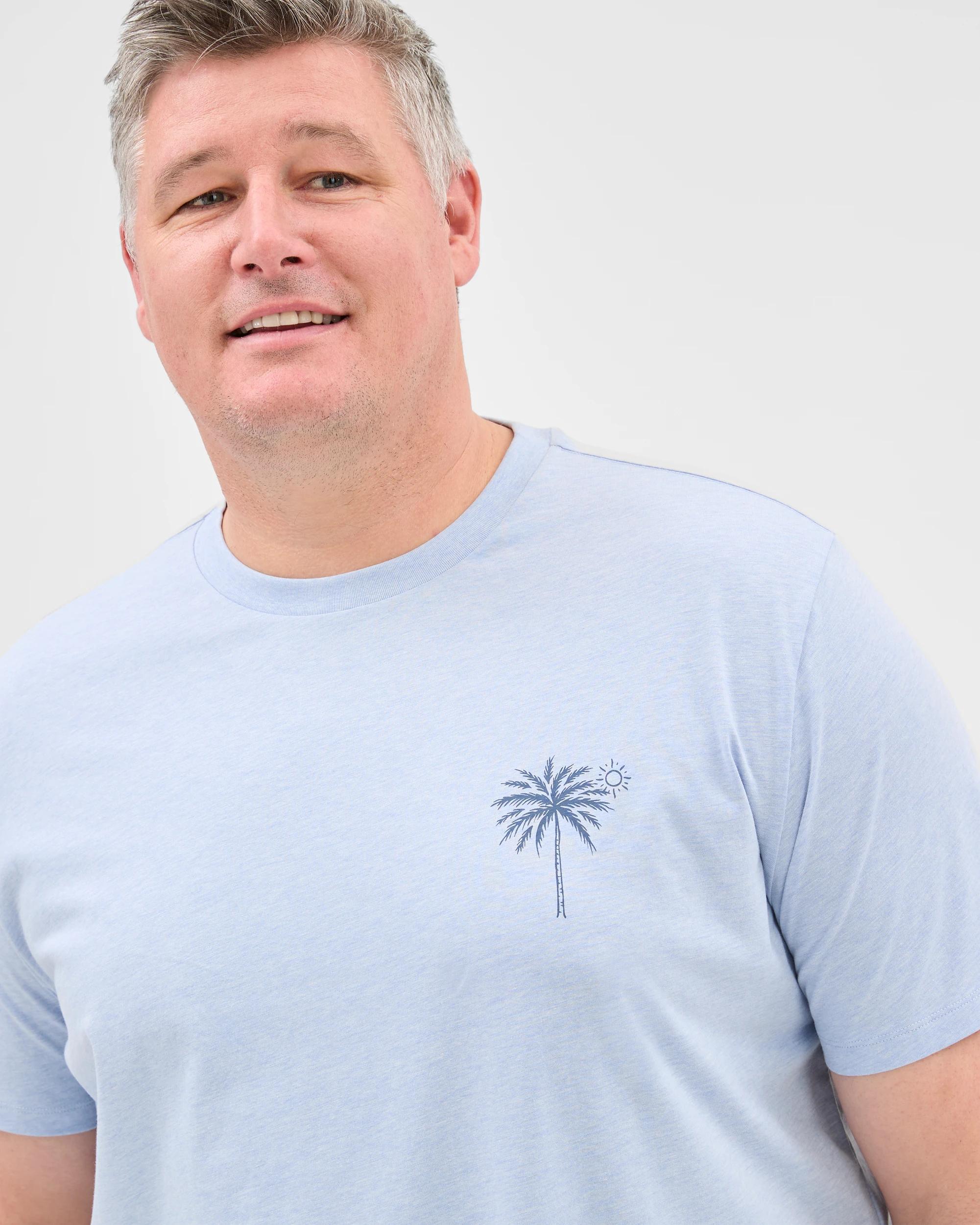 3 Target Plus Size Australian Cotton Print T-Shirt LIGHT BLUE BURLEIGH, 3 of 6