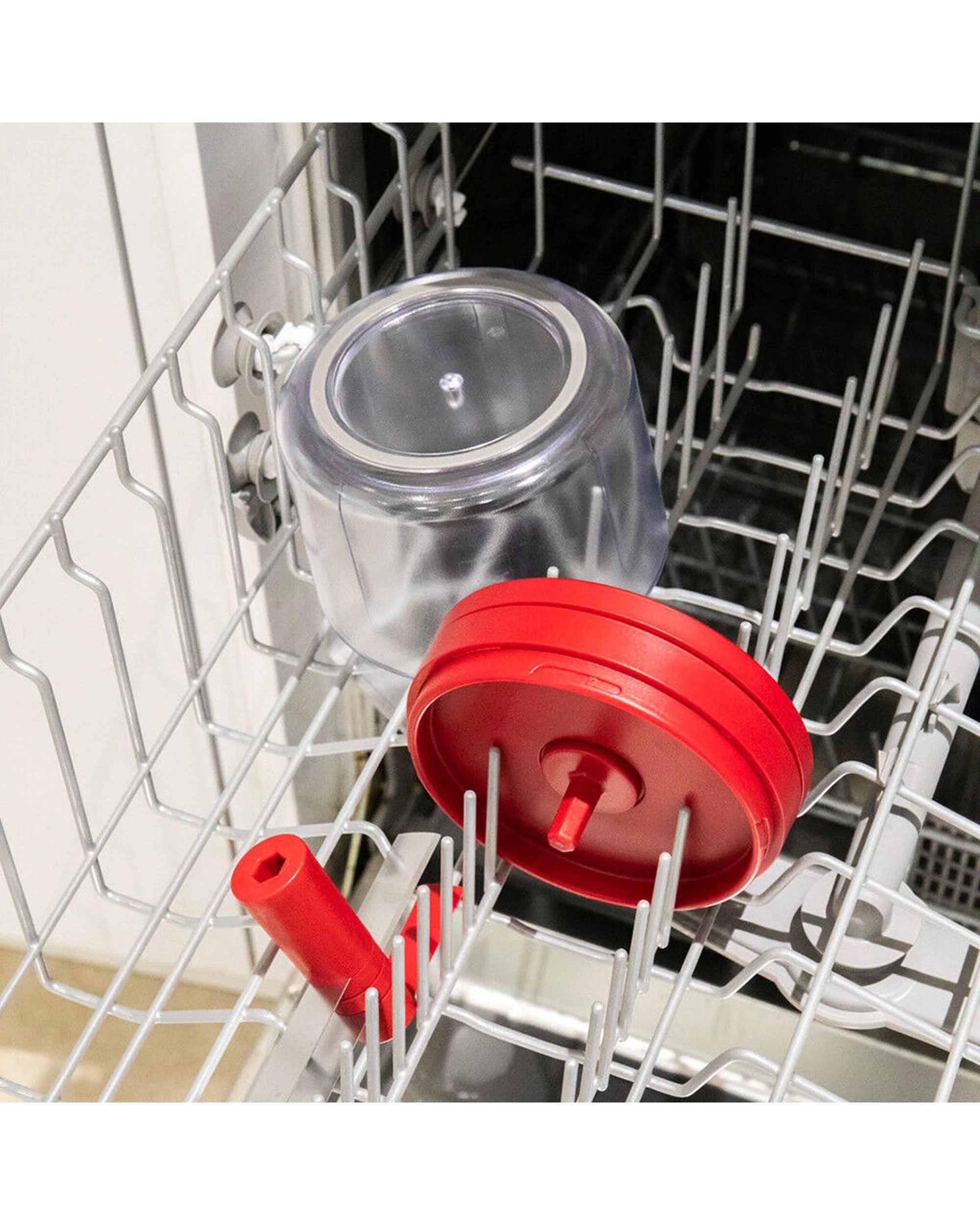 2 KitchenAid Metal Manual Food Vegetable Chopper 24oz Stainless Steel - Red, 2 of 7