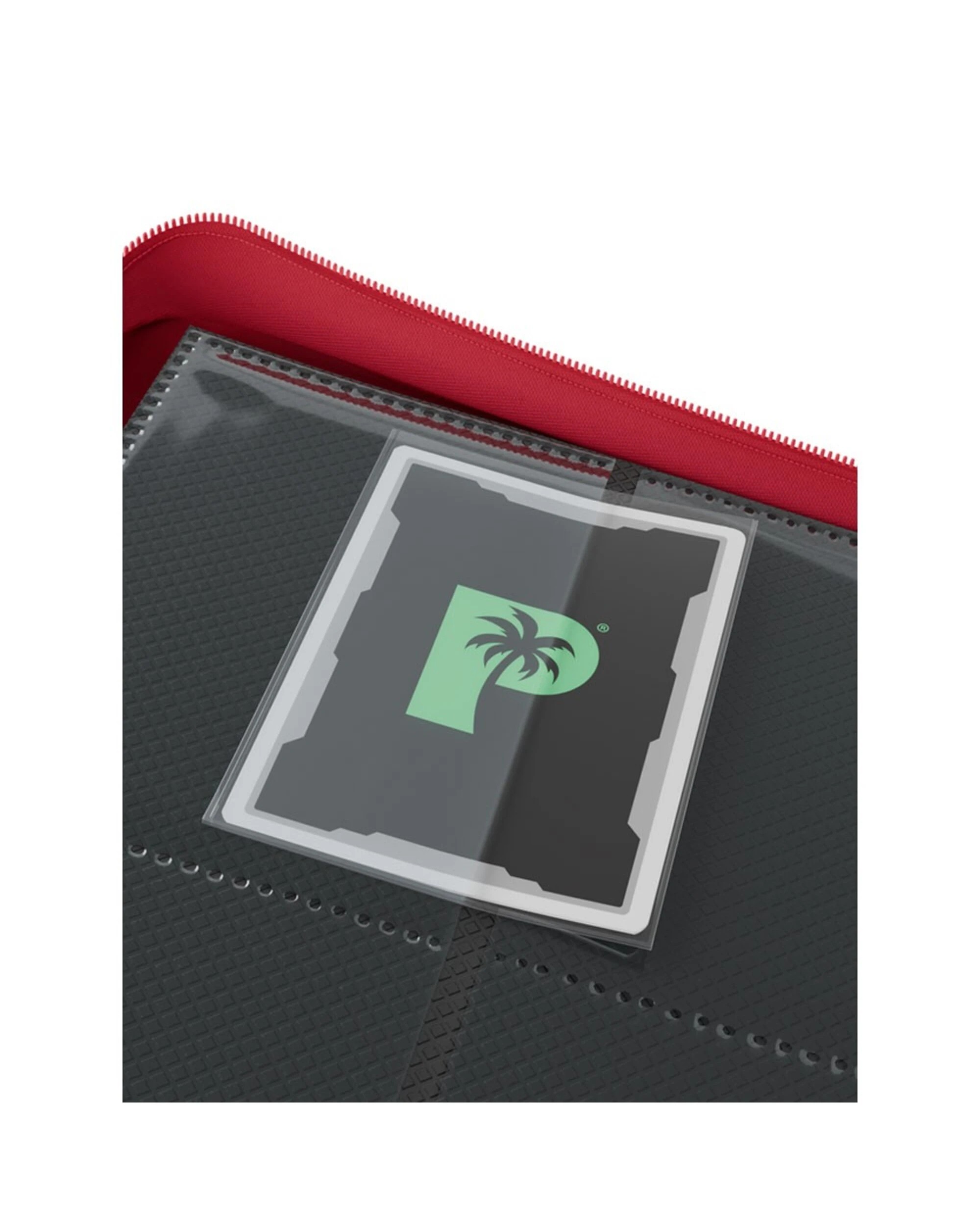 3 Palms Off Gaming - Collector's Series 9 Pocket Zip Trading Card Binder - Red, 3 of 5