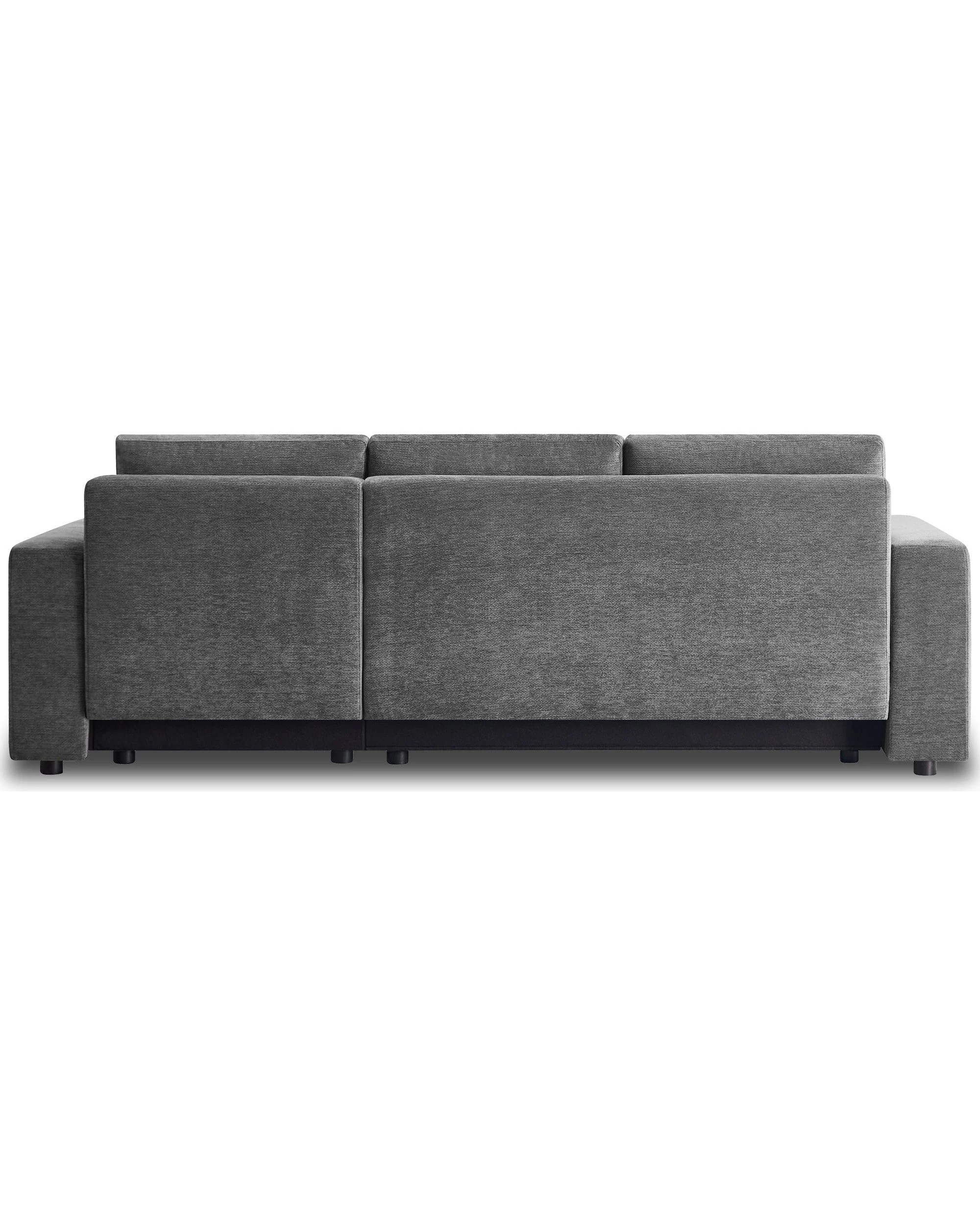 5 Sarantino Caliana Reversible L Shape Sofa Bed with Storage and Backrest, 5 of 10