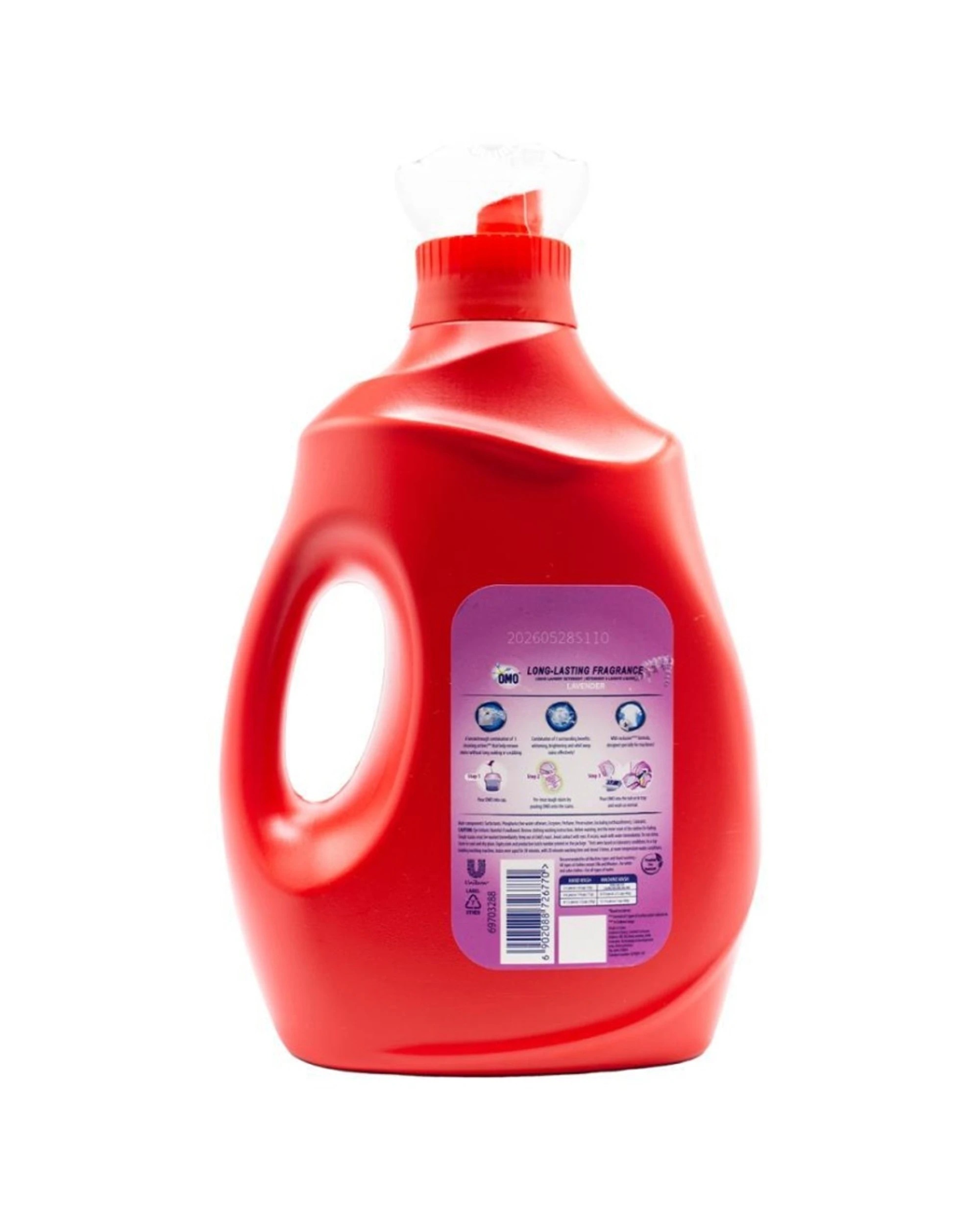 3 Omo 6PK Comfort Auto Liquid Laundry Detergent Front Top Loader 6 X 1.9L, 3 of 3