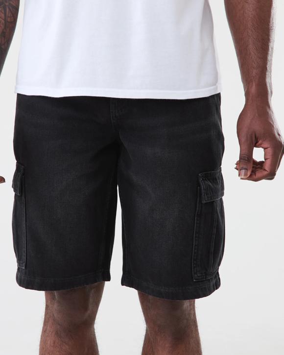 Denim Cargo Shorts
