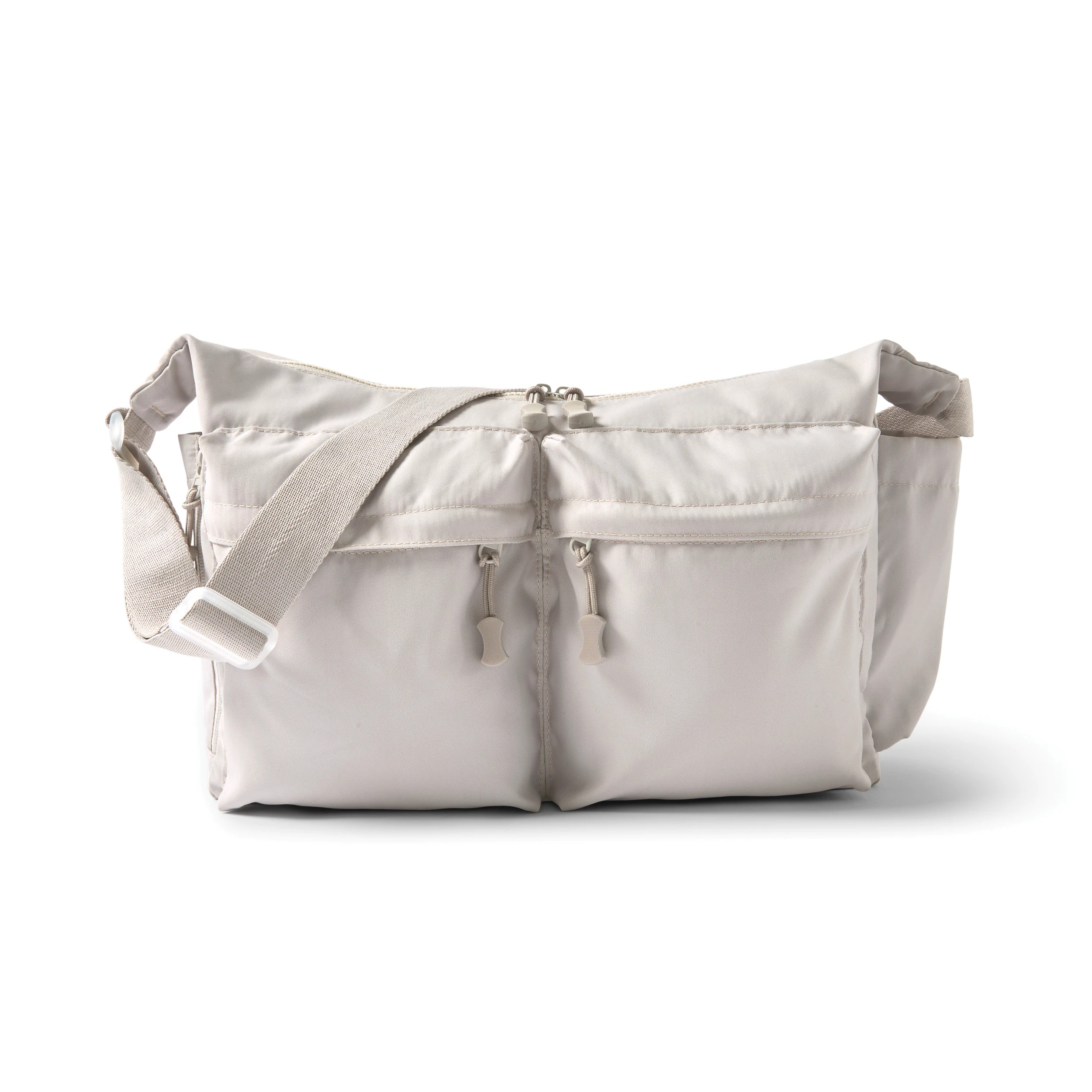 3 Multi Pocket Sling Bag - Beige, 3 of 10
