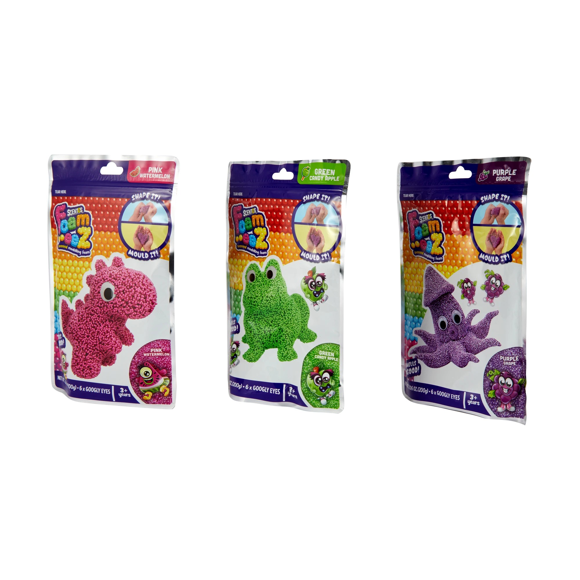 2 Scentos Foameez Scented Modelling Foam - Assorted, 2 of 6