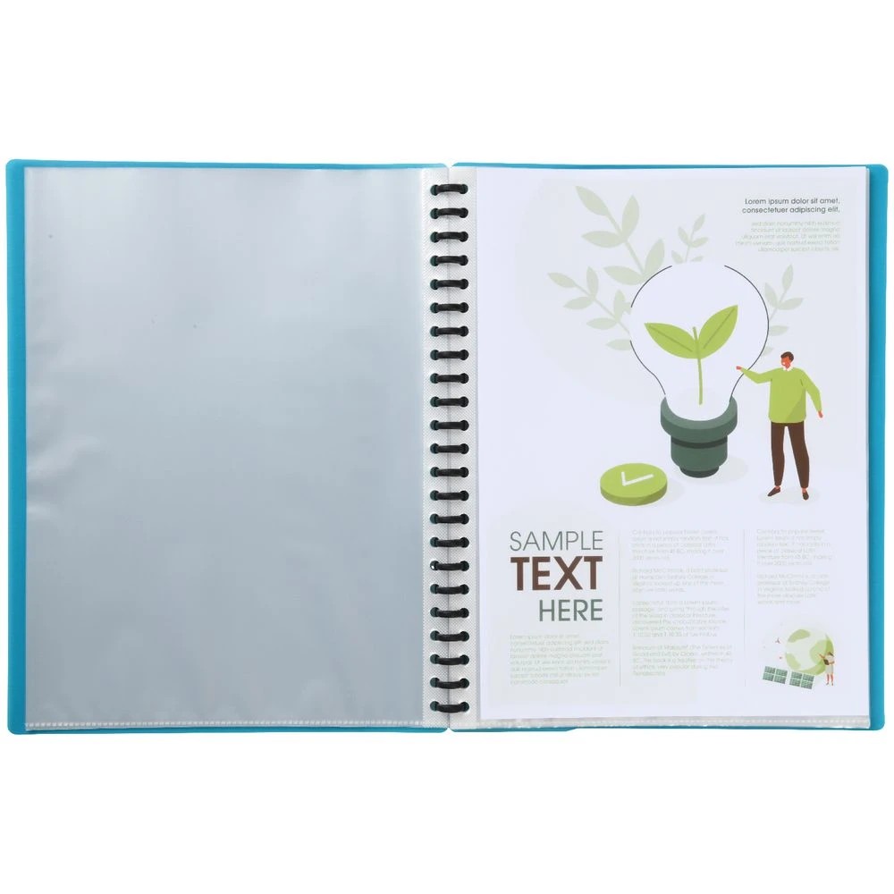 3 J.Burrows Refillable Display Book 40 Pockets Teal, 3 of 3