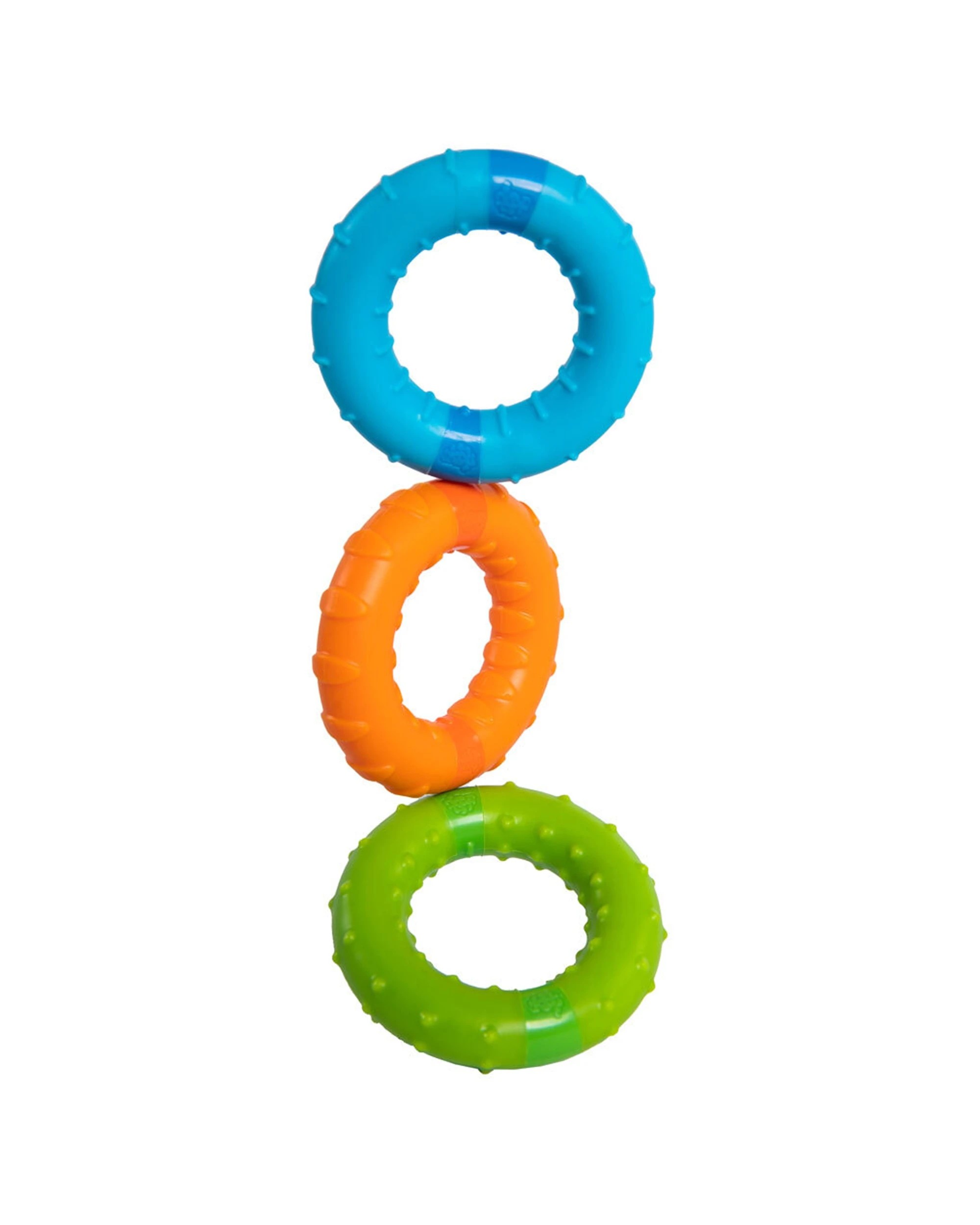 5 Fat Brain Toy Co Silly Rings Toy Set Of 3 Textured Magnetic Sensory Rings - Multi, 5 of 8