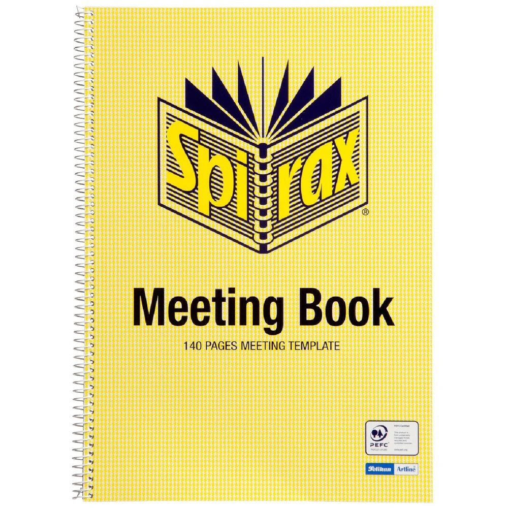 1 Spirax A4 Meeting Book 140 Page, 1 of 2