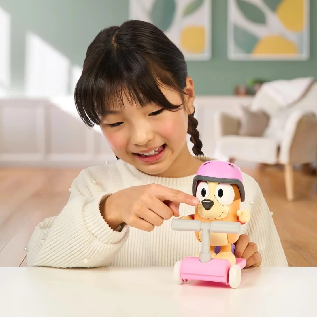 8 Bluey Chat Mates Figure - Bingo with Scooter, 8 of 10